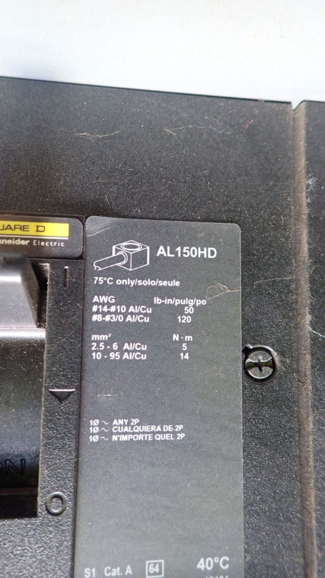 Square D Switchgear | Includes: (7) NW 20N Circuit Breakers 2000A; (6) PowerPact HJ060 Circuit - Image 53 of 79