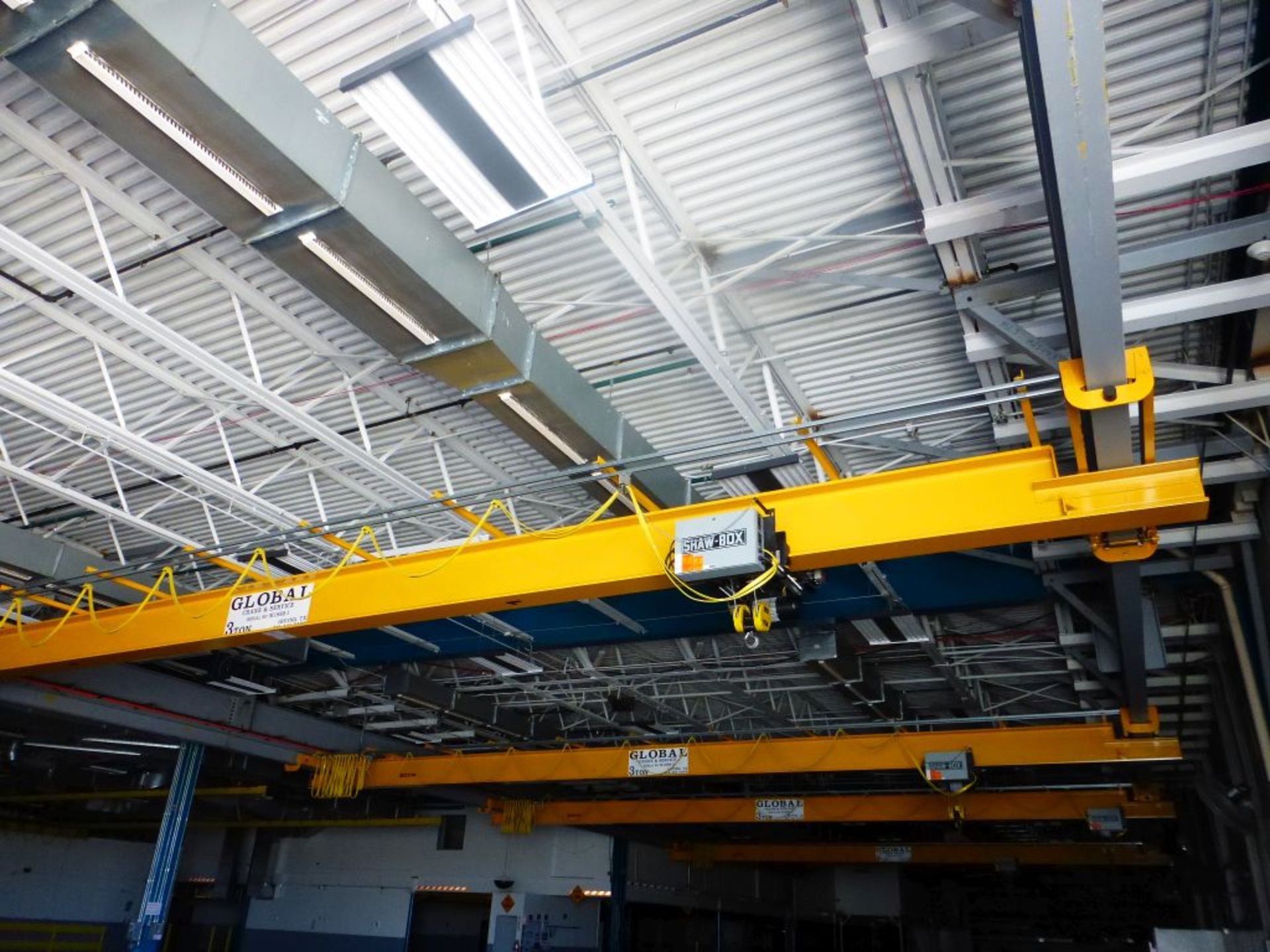 Global Crane and Service 3 Ton Crane w/Wireless Remote | Serial No. M1888-1; Load Bar Span: 57';