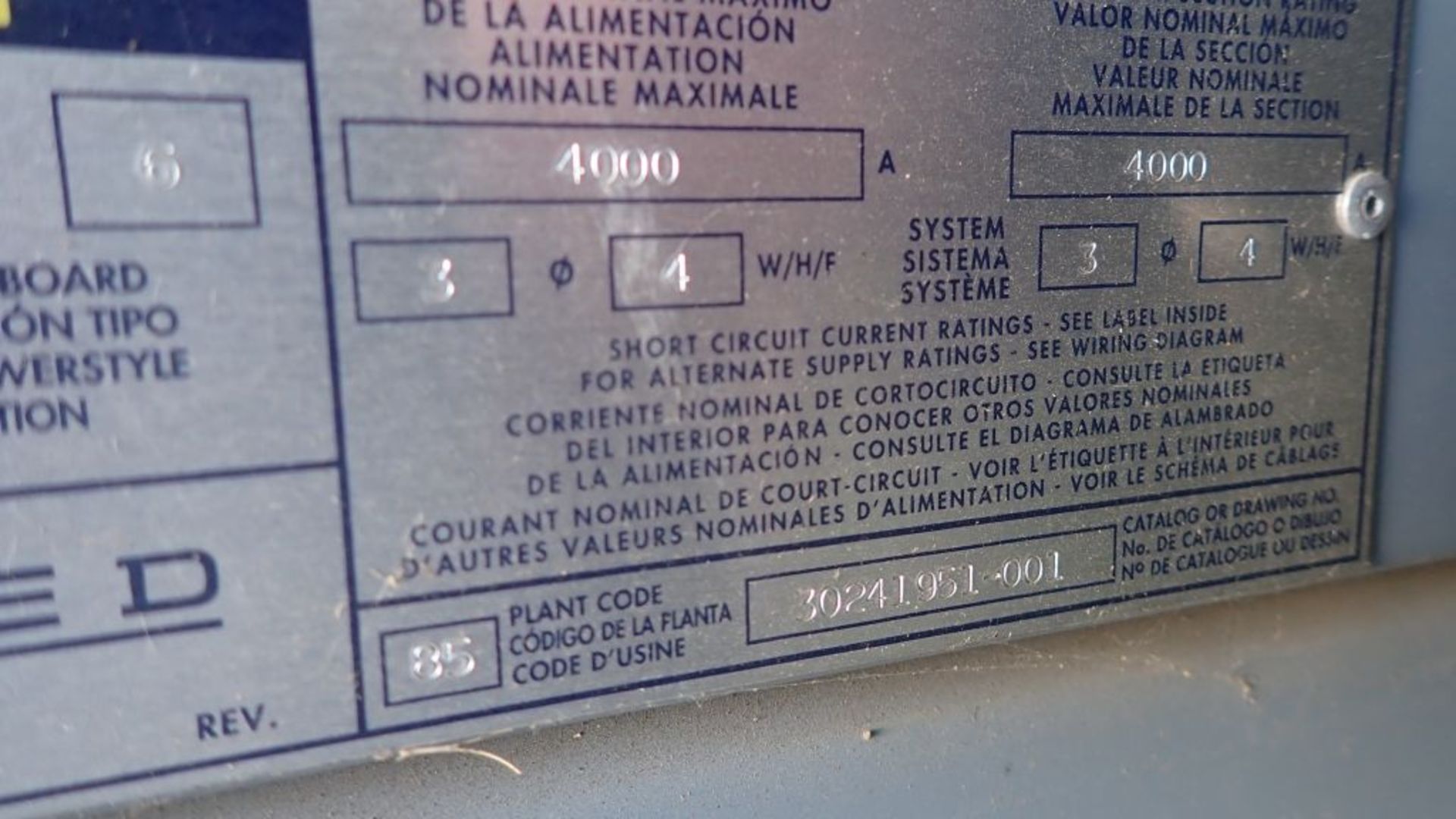 Square D Switchgear | Includes: (7) NW 20N Circuit Breakers 2000A; (6) PowerPact HJ060 Circuit - Image 68 of 79