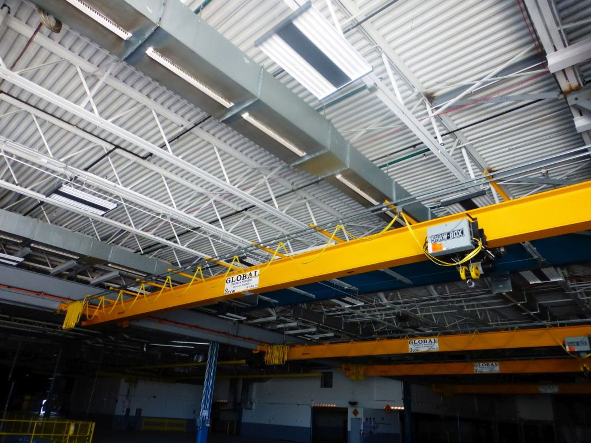 Global Crane and Service 3 Ton Crane w/Wireless Remote | Serial No. M1888-1; Load Bar Span: 57'; - Image 2 of 11