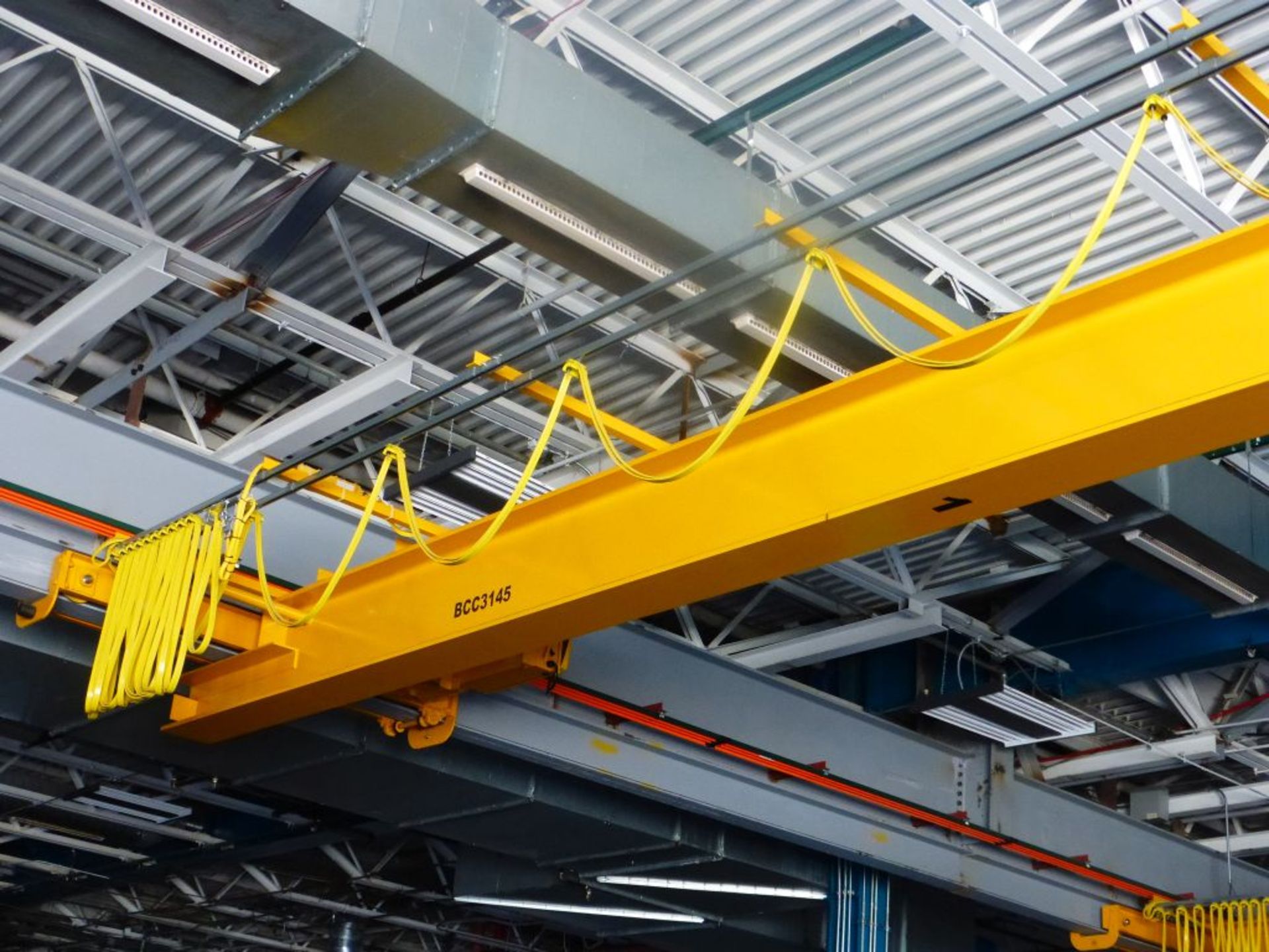 Global Crane and Service 3 Ton Crane w/Wireless Remote | Serial No. M1888-1; Load Bar Span: 57'; - Image 7 of 11