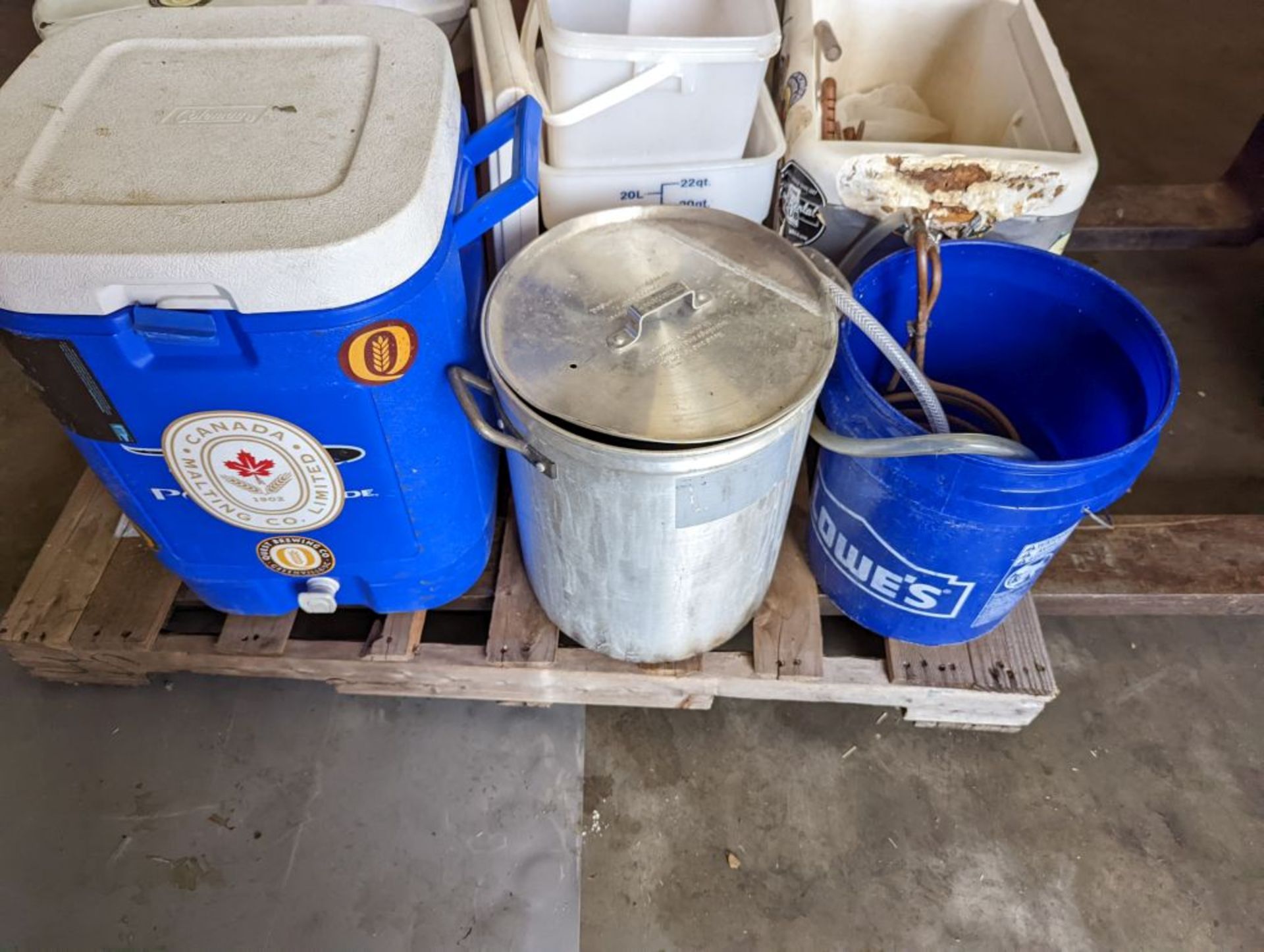 Lot of Assorted Coolers and Containers | Including Homebrew Supplies, 15.5 Gallon stainless Keggle - Image 7 of 8