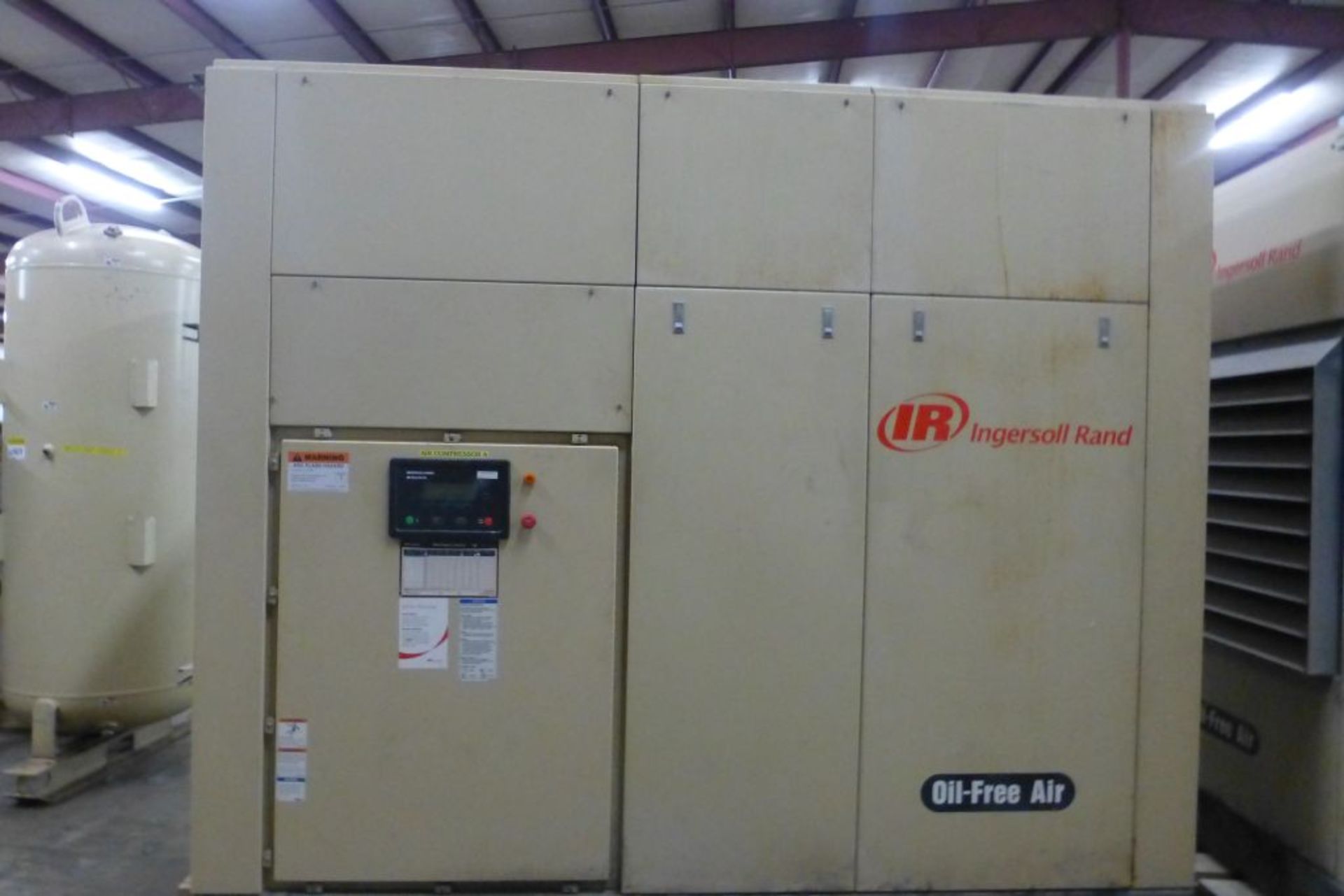 Ingersoll Rand Compressor | Model No. SIERRA-L125A; 150 HP; 460V; 100 PSI; 595 CFM Cap; 3PH