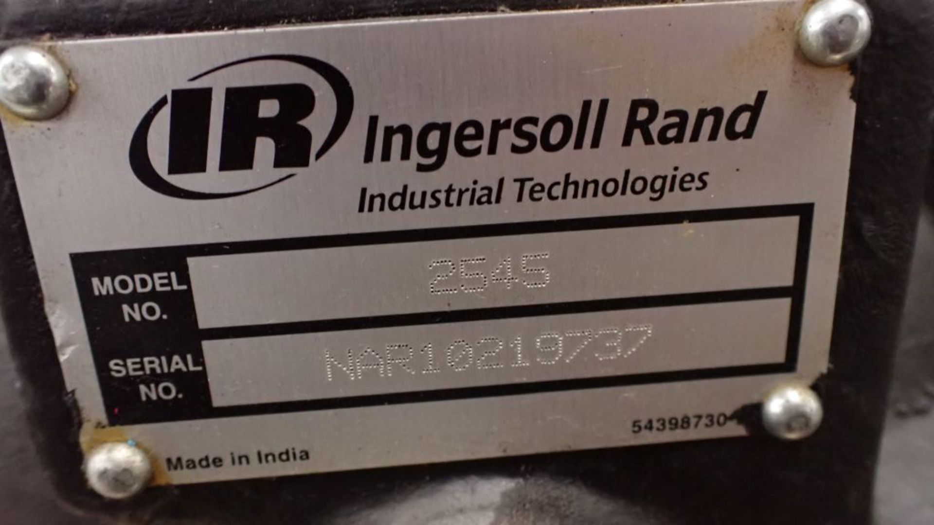 Ingersoll Rand Air Compressor| Part No. CBV412555, 175 PSI, 120 Tank Cap; Includes: Pump - Image 5 of 18