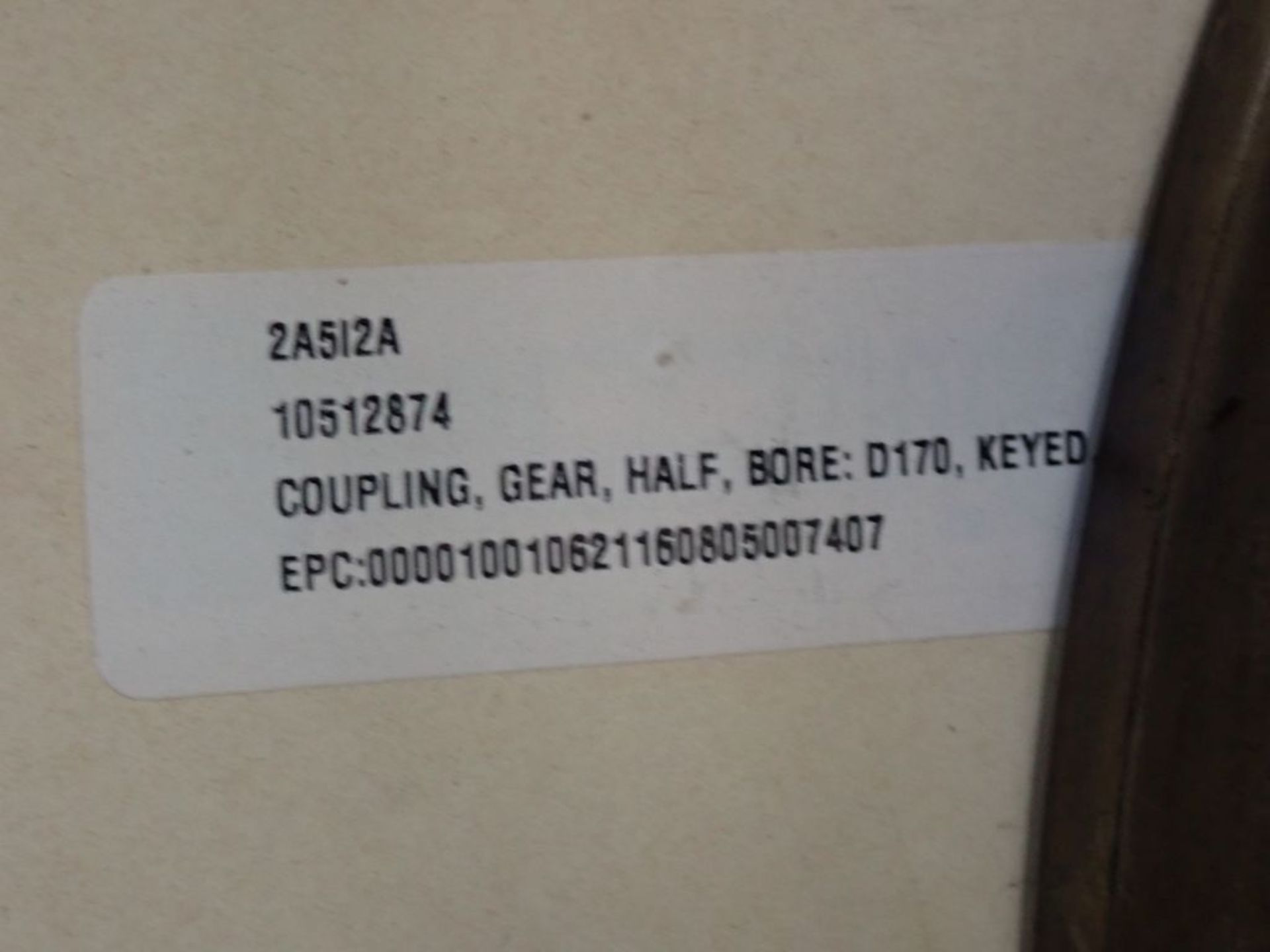 Gear Coupling | Part No. D170; Tag: 232314 - Image 2 of 2
