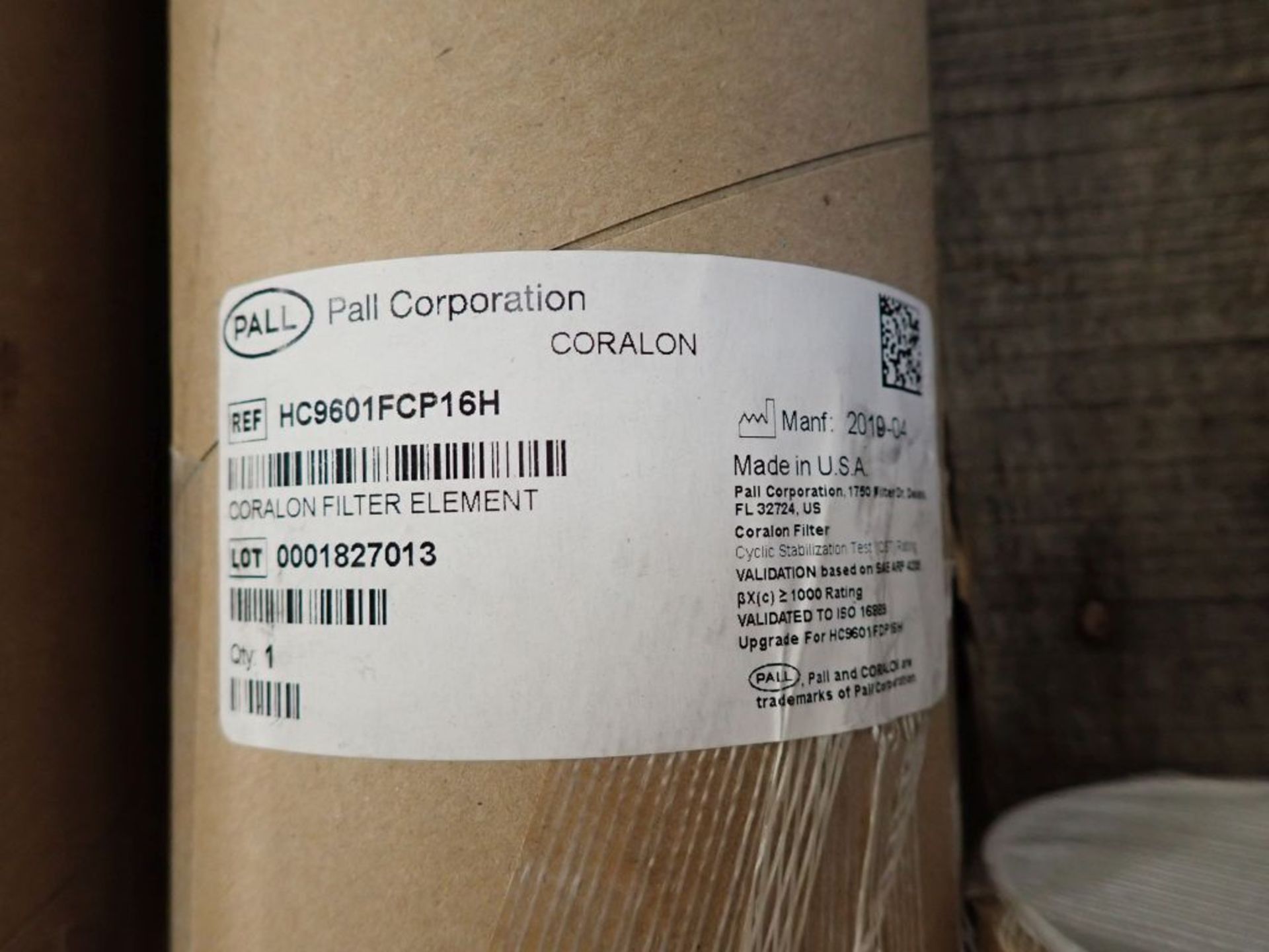 Lot of (11) Assorted Filter Components | (4) Pall Air Filter Elements, Cat No. HC9601FCP16H; (7) - Image 3 of 5