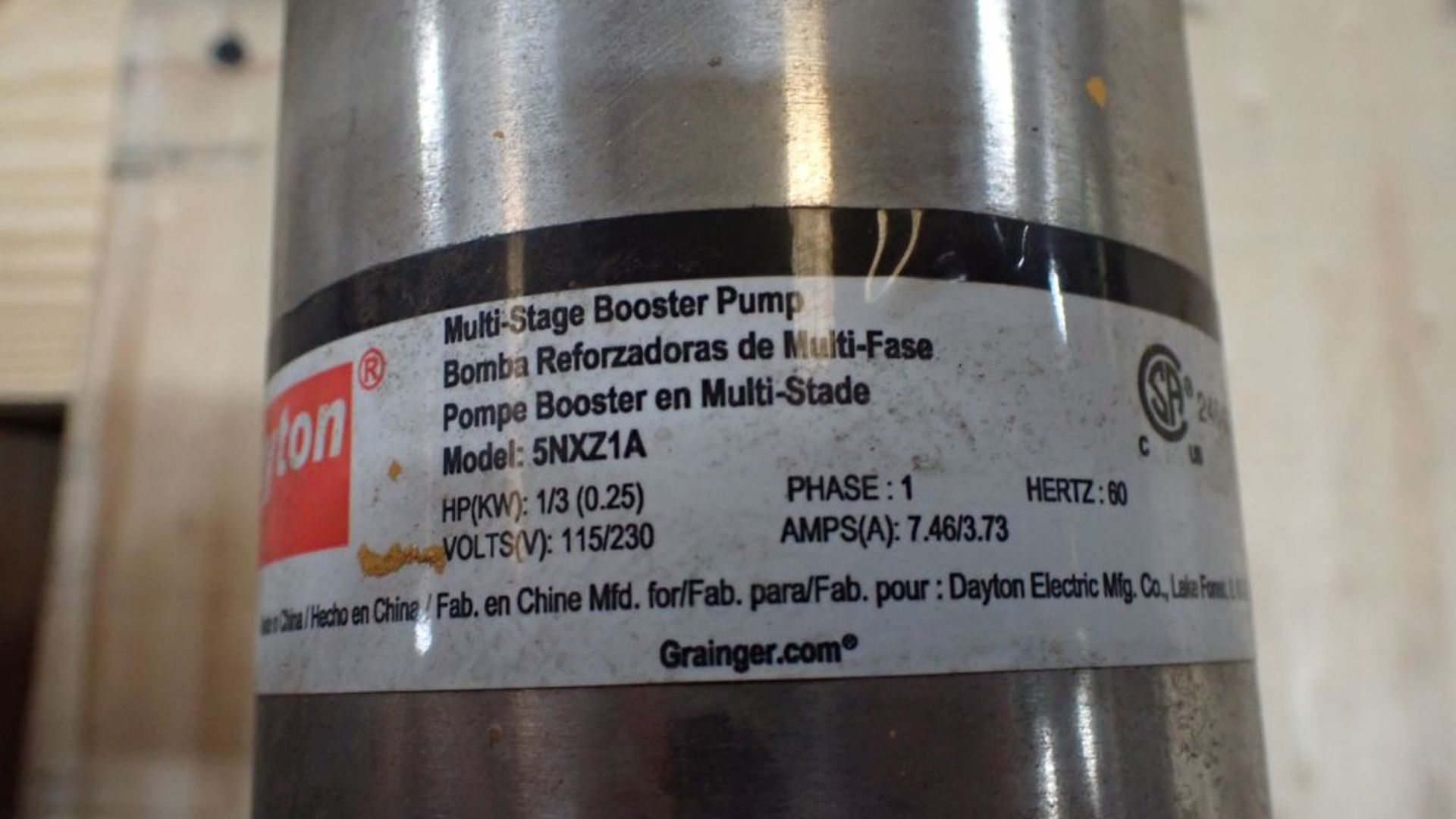 Ingersoll Rand Air Compressor| Part No. CBV412555, 175 PSI, 120 Tank Cap; Includes: Pump - Image 18 of 18