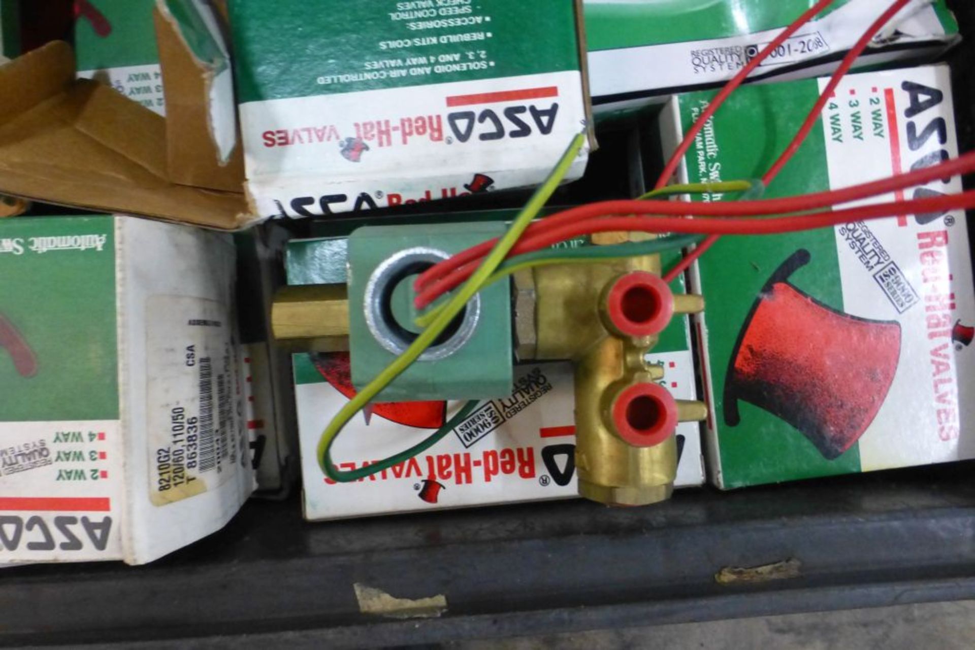 Lot of Assorted Components | Includes: ASCO Red Hat Valves Part No. 709185; Cooper Air Compressor - Image 9 of 16