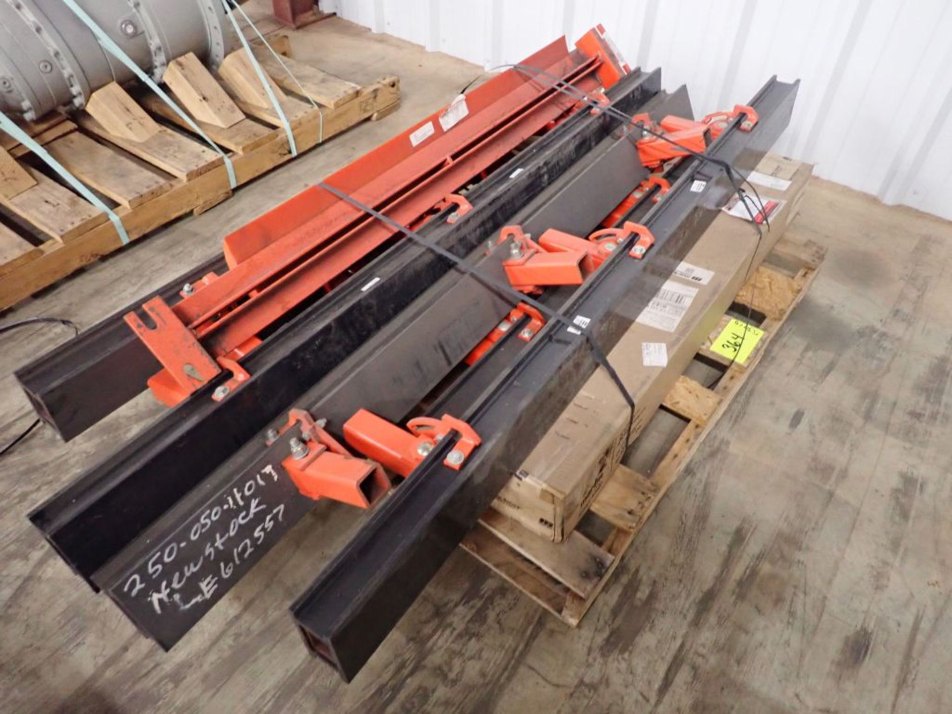 Lot of Approx (6) Track Conveyors and (1) Plastic Stripwear | Approx (6) Track Conveyors, Part No.