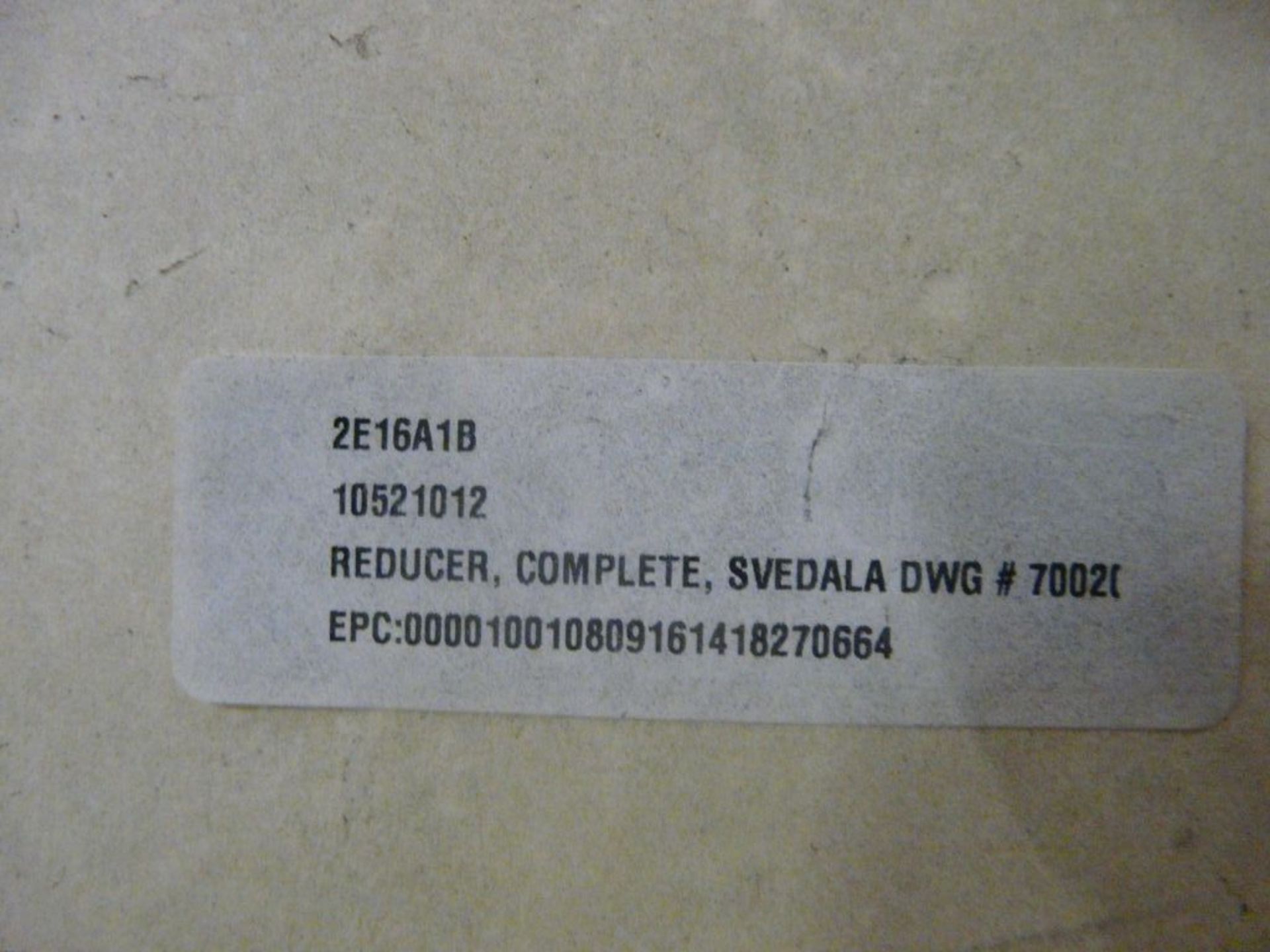 Eskridge Complete Gear Reducer | Part No. 600FD 1C4-60; Tag: 232149 - Image 4 of 5