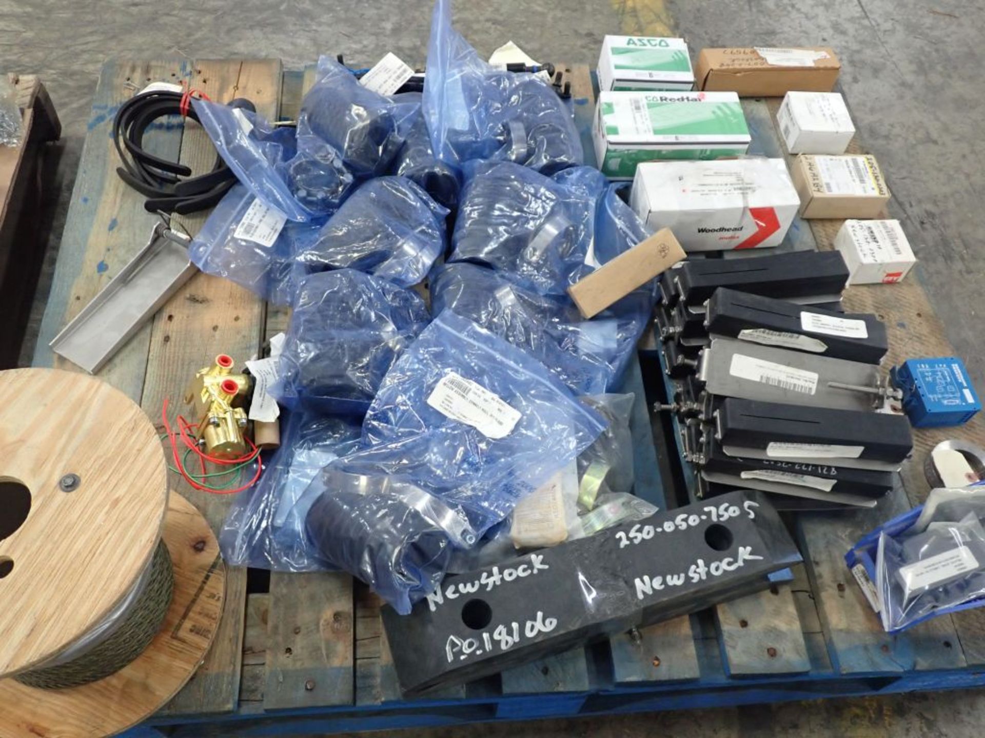 Lot of Assorted Components | Includes: Inductive Sensor, Item No. 015943; Bellow Assembly, Part