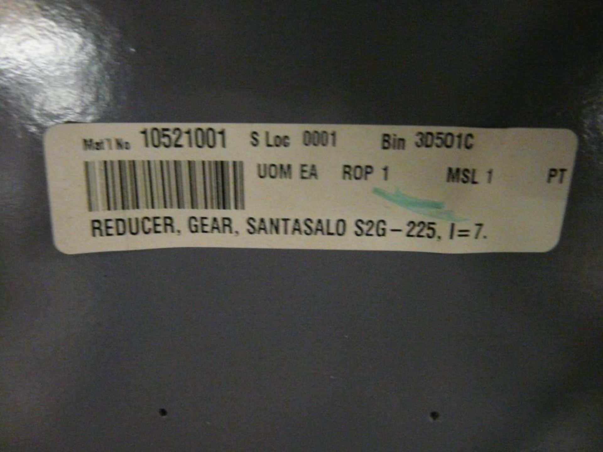 Moventas Gear Reducer | Type: S2G-225; Mfg No. C00729; 1862 RPM HSS; 80 KW; 260 RPM LSS; Tag: - Image 5 of 5
