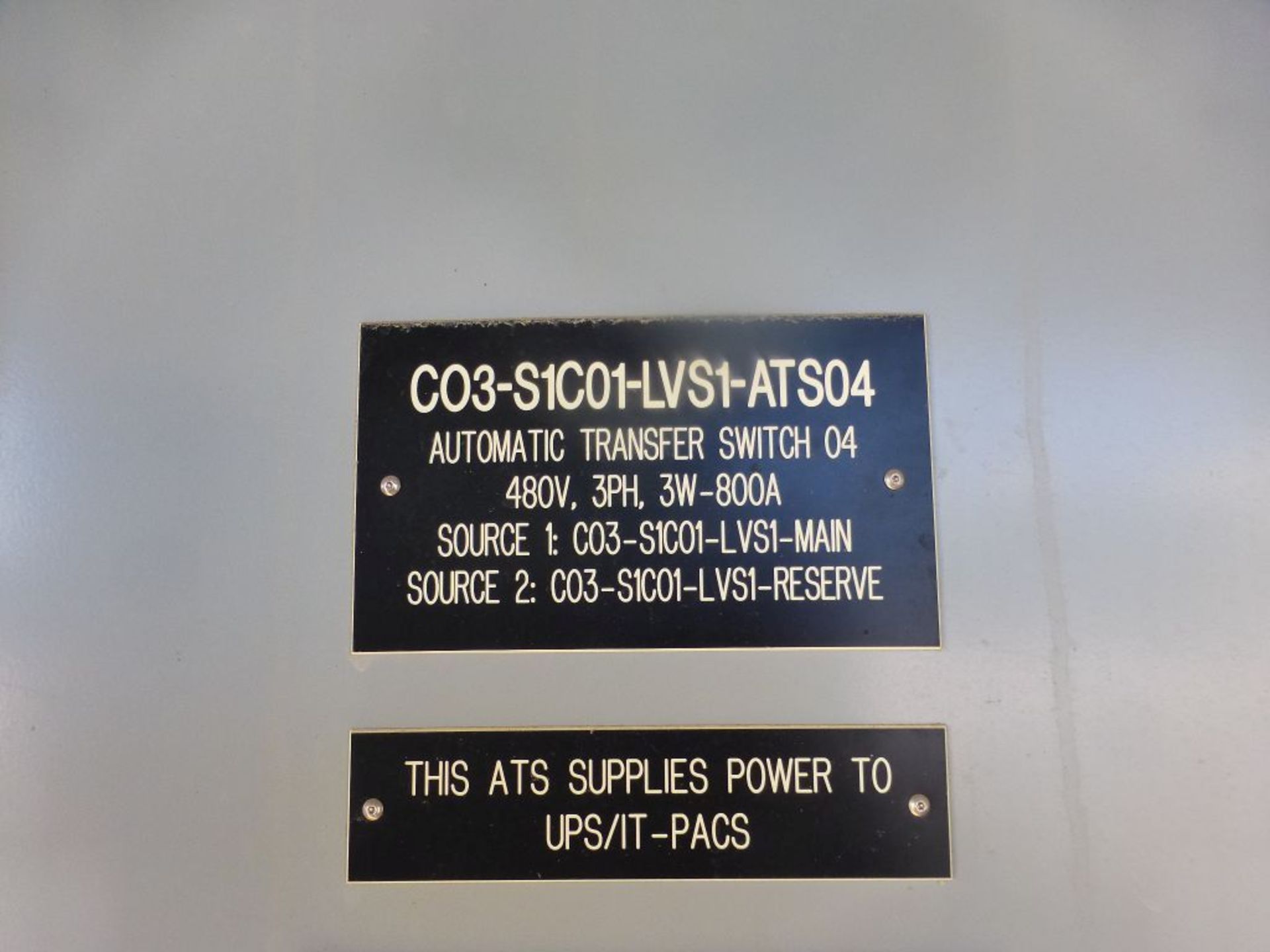 ASCO 7000 Series Power Transfer Switch | Lot Loading Fee: $50 | 800A; 480V; Tag: 233643 - Image 3 of 12