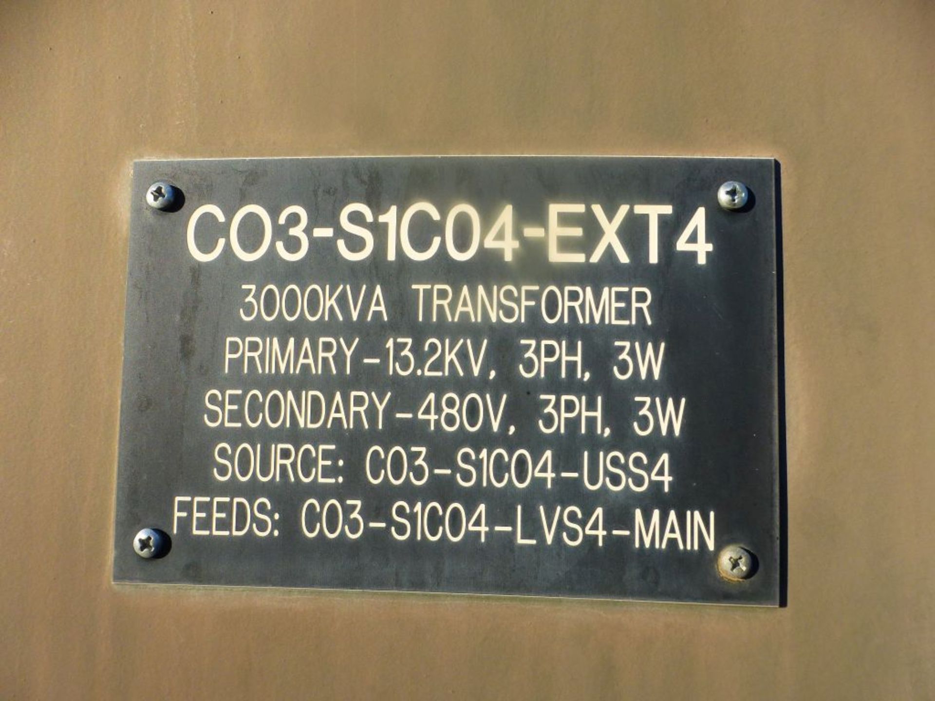 Siemens 3000/3360 KVA Padmount Transformer | Lot Loading Fee: $500 | HV: 13,200; LV: 480Y/277; - Image 7 of 8