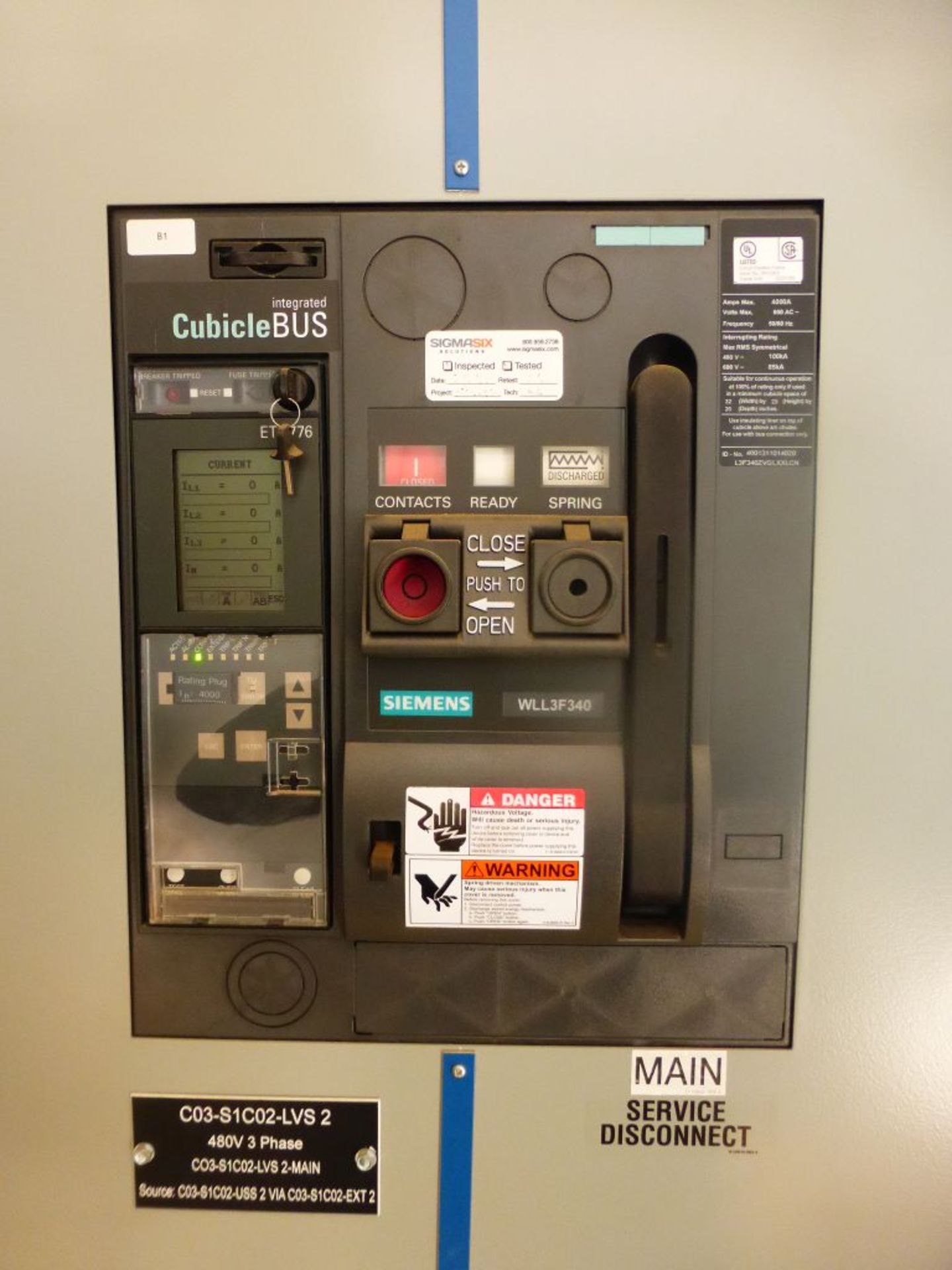 Siemens Switchgear - 4000A Breaker Suitable for Service Entrance | Lot Loading Fee: $500 | Main - Image 19 of 43