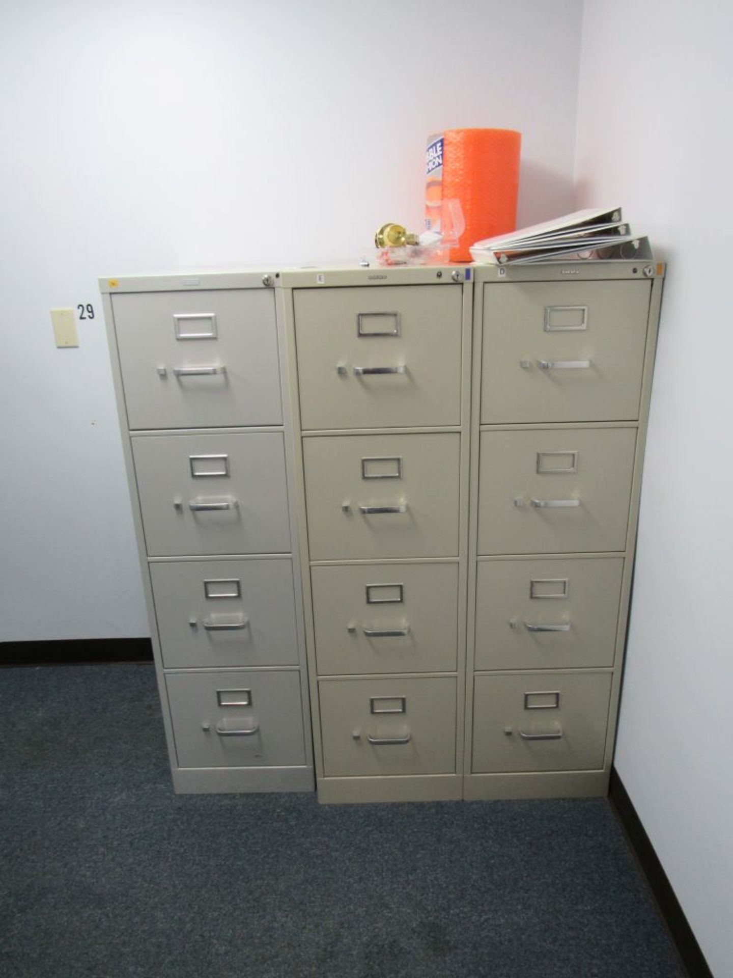 Lot of (3) File Cabinets and Shelves|Tag: 234912 - Image 2 of 2