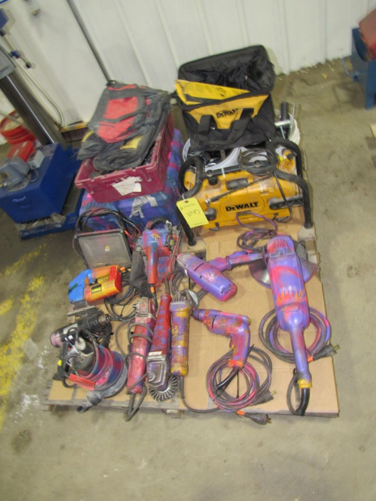 Lot of Assorted Electric Power Tools|Includes: Sump Pump; Impact; Jig Saw; Sander; Drill; (4)