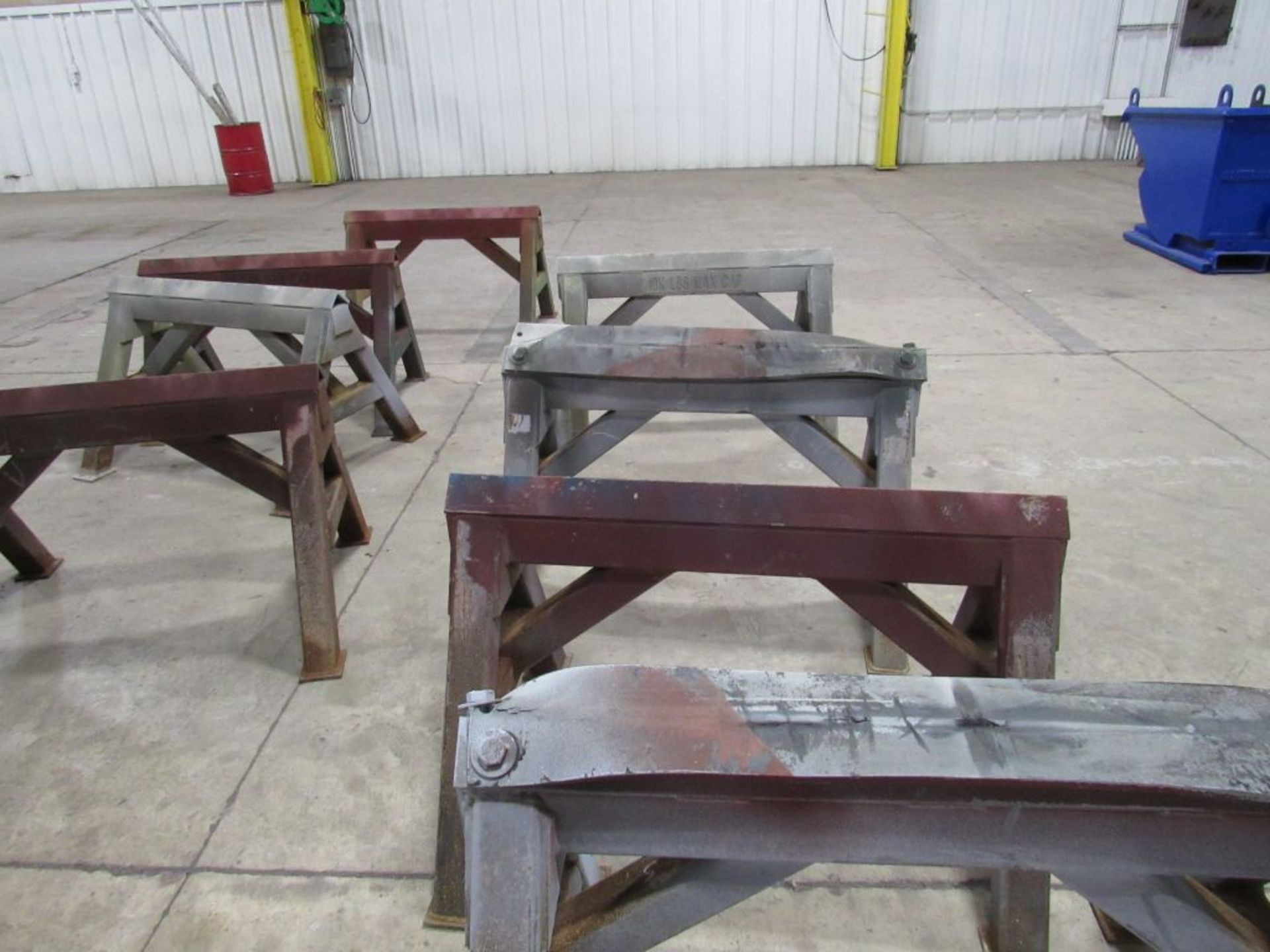 Lot of (8) Steel Saw Horses|Tag: 234782