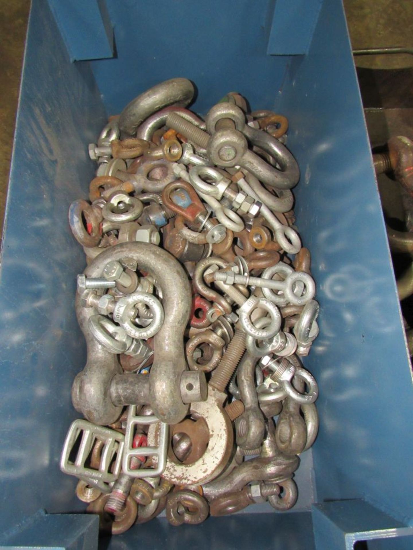 Lot of (2) Totes of Assorted Clevises, Hooks, and Eyes|Tag: 234719 - Image 2 of 3