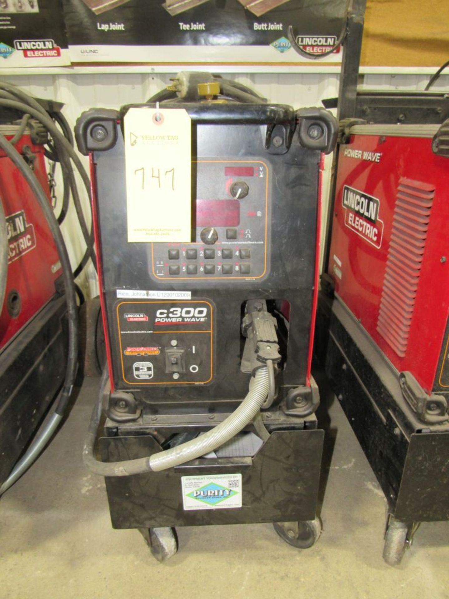 Lincoln C300 Power Wave Welder|Tag: 234747