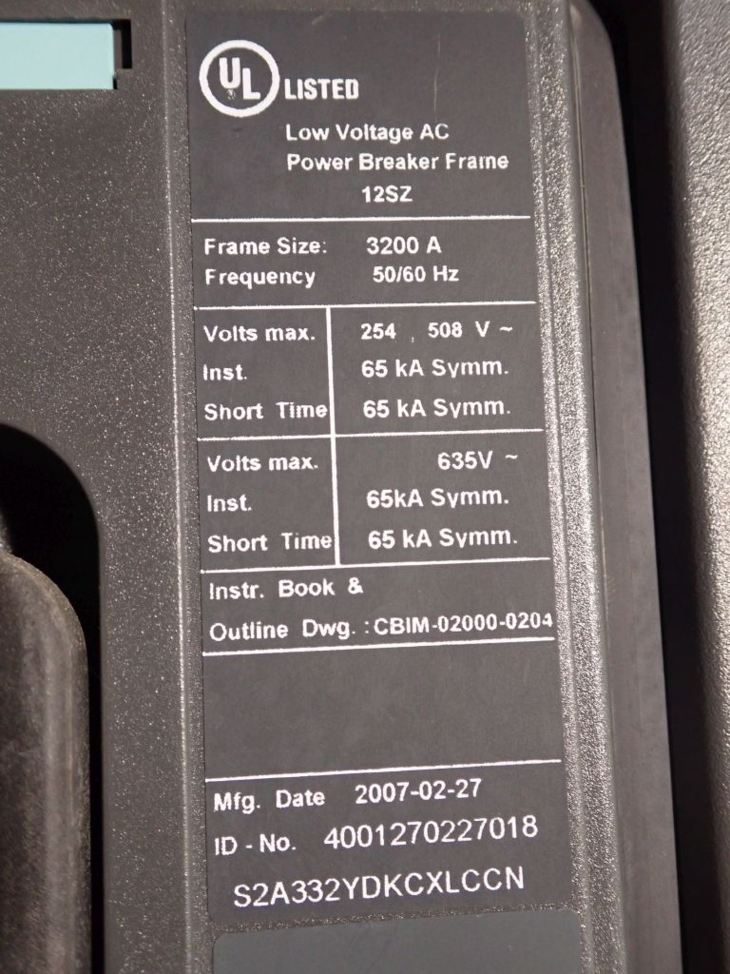 Siemens 3200 Amp 480V Switchgear | Lot Loading Fee: $4500 | (6) Verticals; Siemens Cubicle Bus - Image 7 of 36