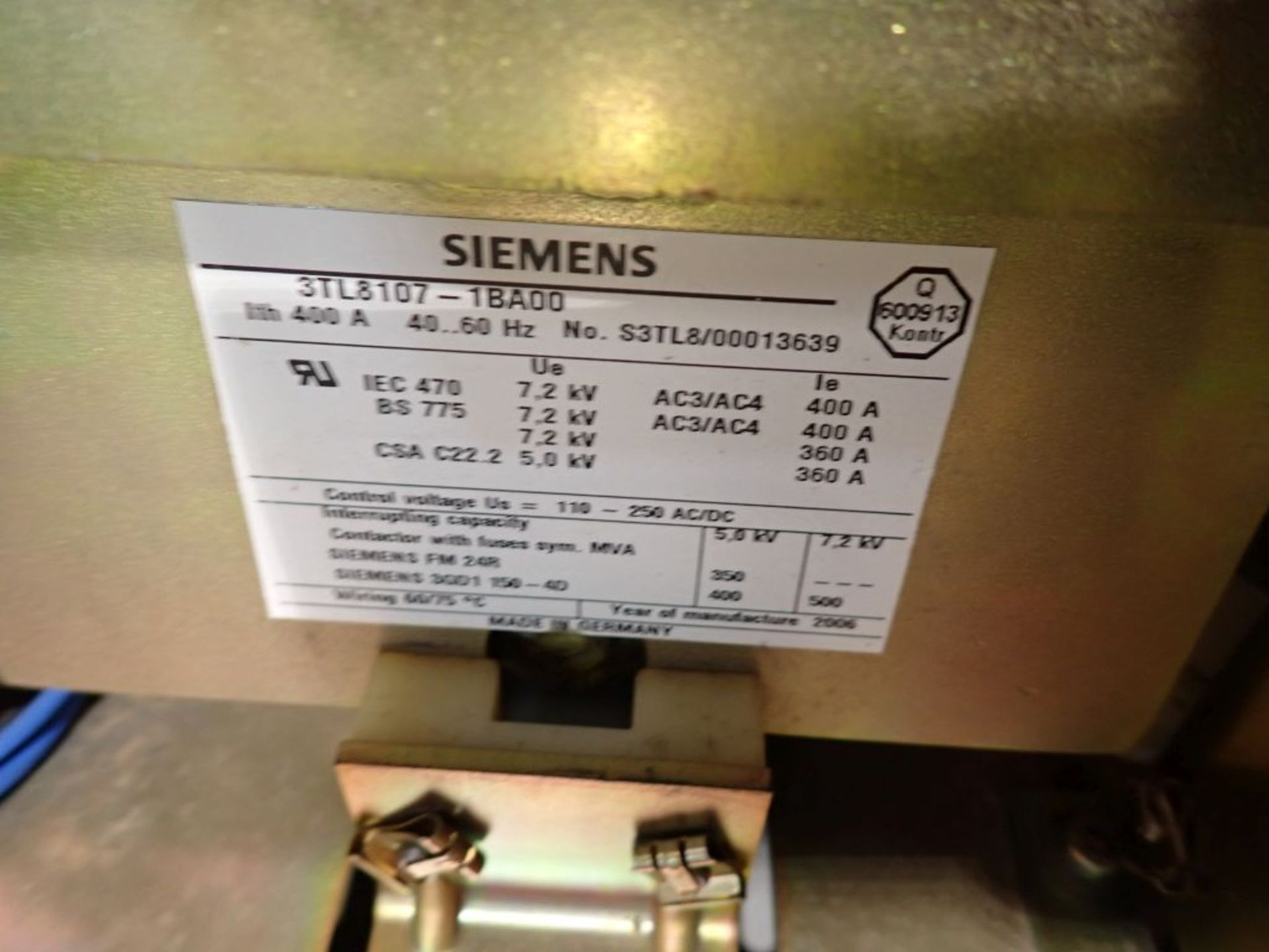 Siemens Medium Voltage MCC | Lot Loading Fee: $3000 | (6) Verticals - 4160V 3000 Amp; 500 HP - Image 30 of 31