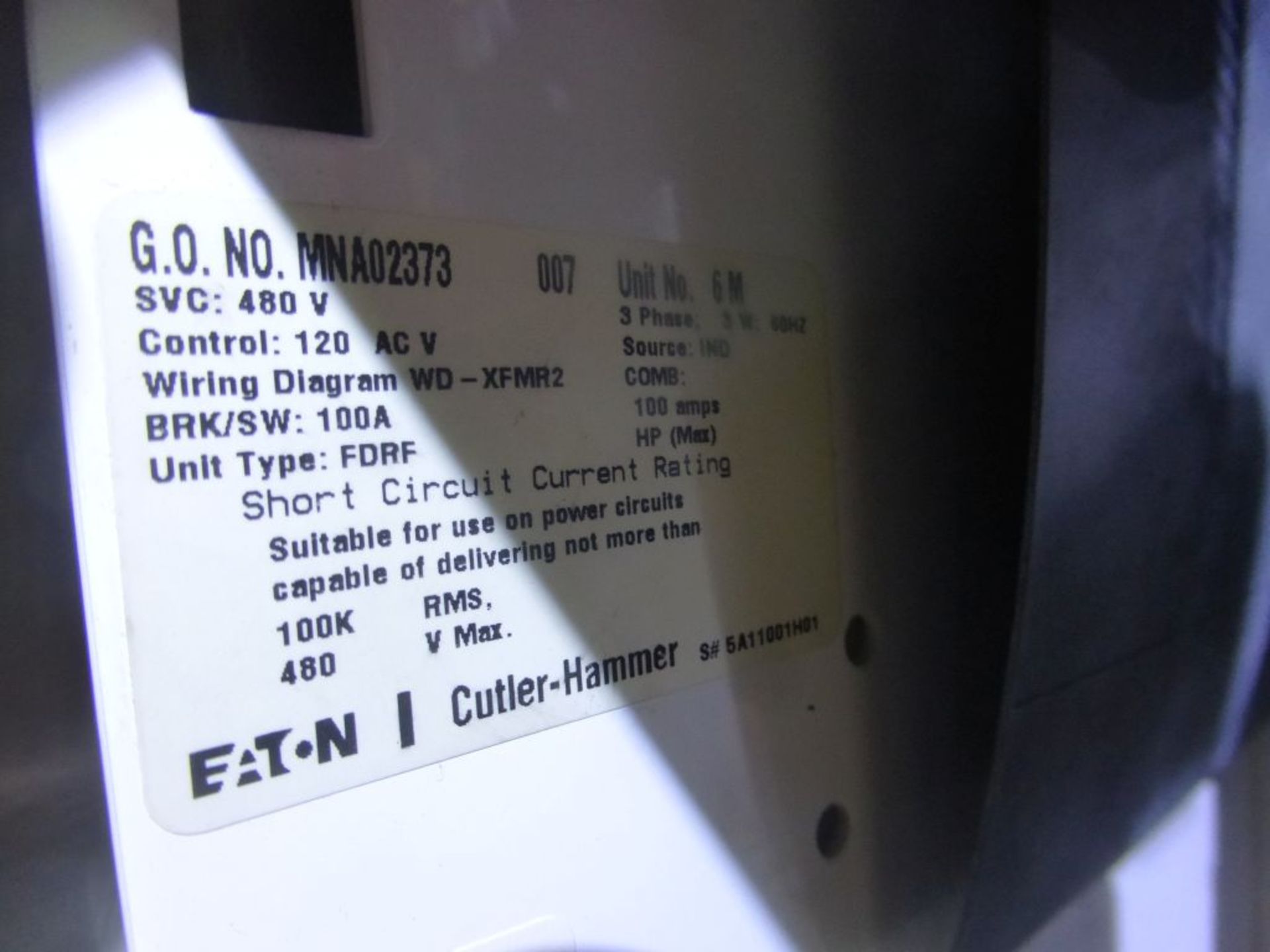 2008 Eaton Cutler Hammer Freedom Series 2100 MCC | Rigging Fee: $200 | 480V; Sect 1: 800A; Sect 2-7: - Image 36 of 43