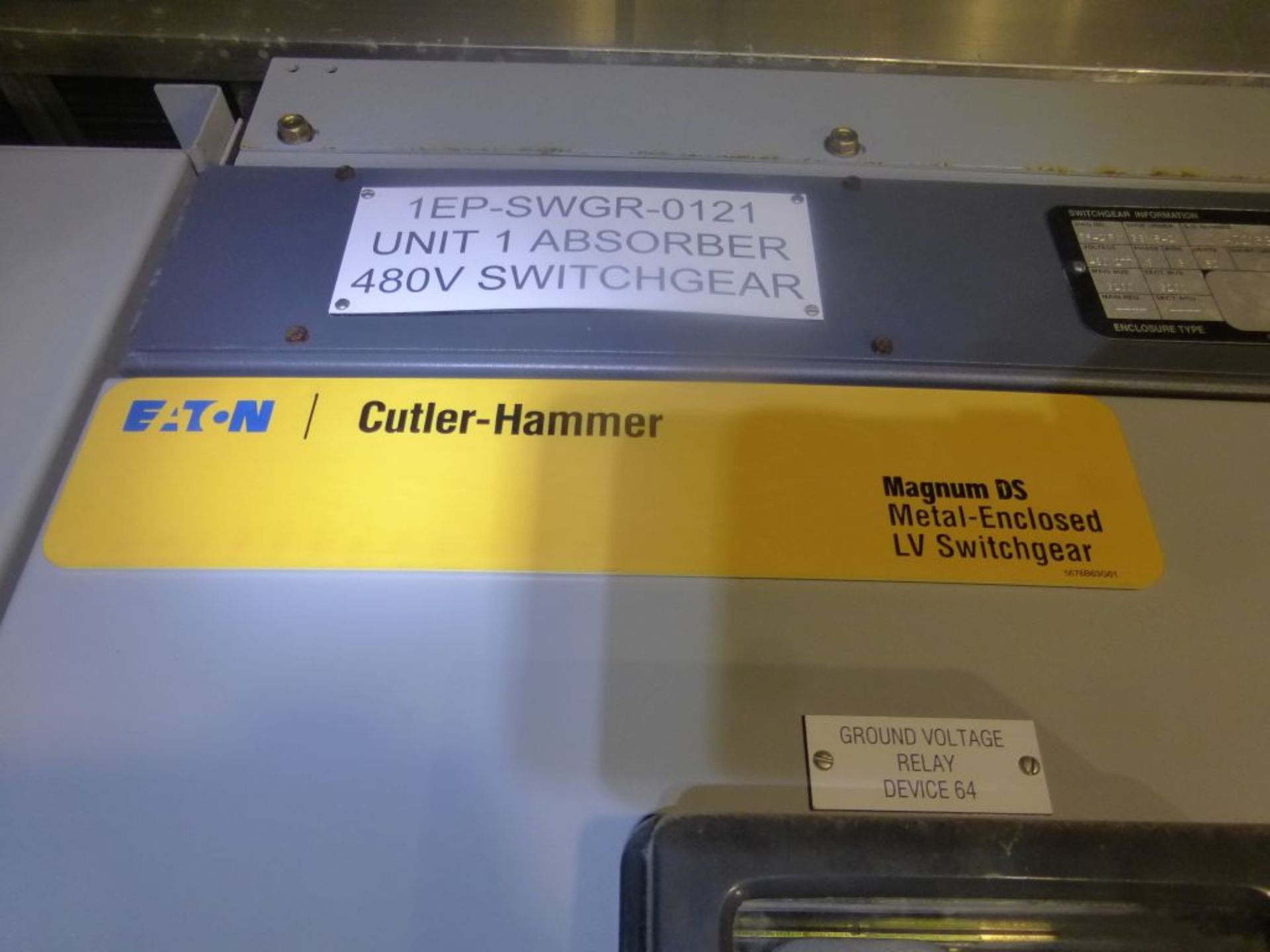 2007 Eaton Cutler Hammer Magnum DS Metal-Enclosed LV Switchgear | Rigging Fee: $300 | 480V; 4- - Image 4 of 31