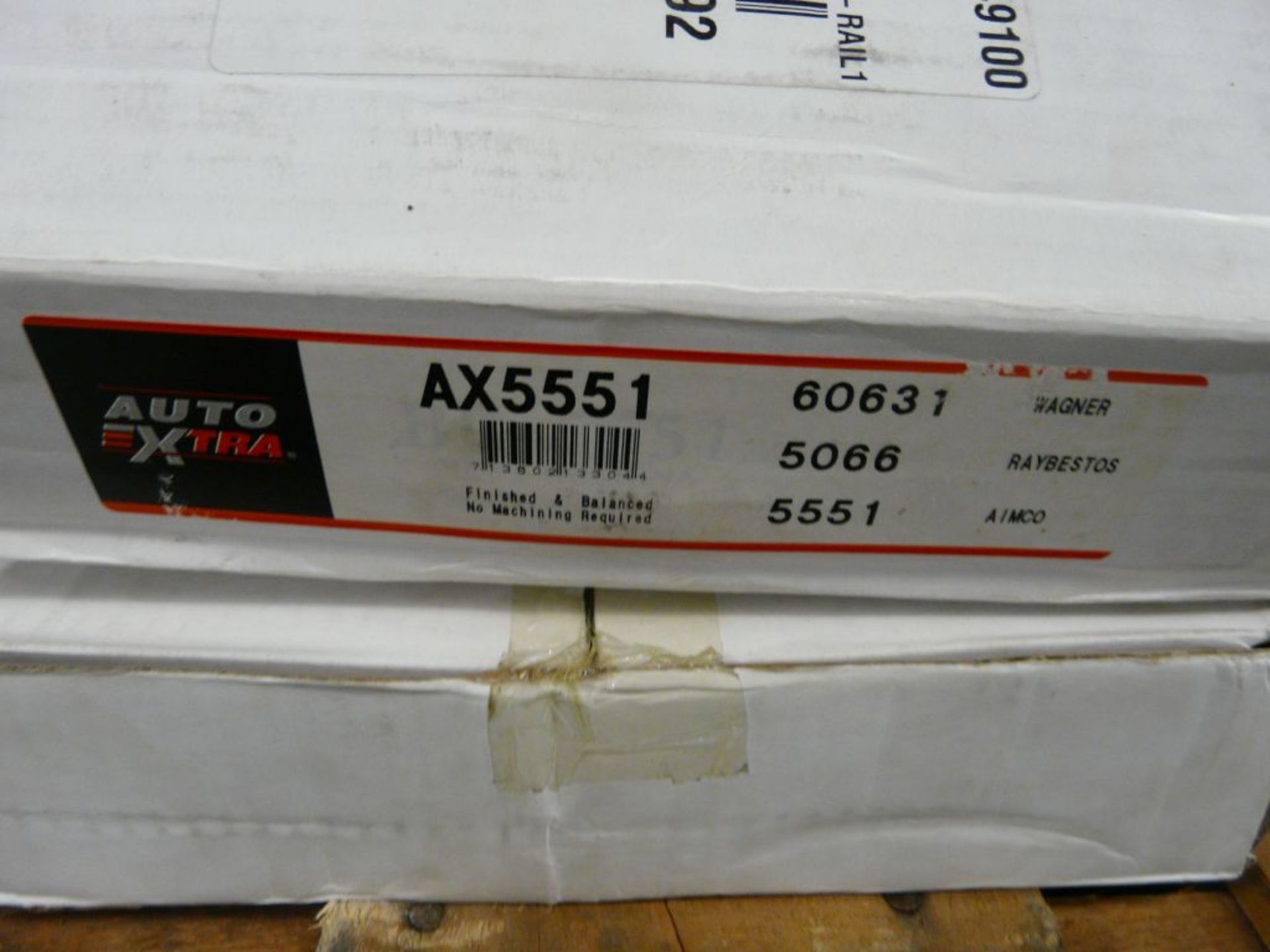 Lot of Assorted Auto Extra Brake Rotors | Part No's. Include: AX5552; AX31307; AX31043; Tag: 236160 - Image 3 of 8
