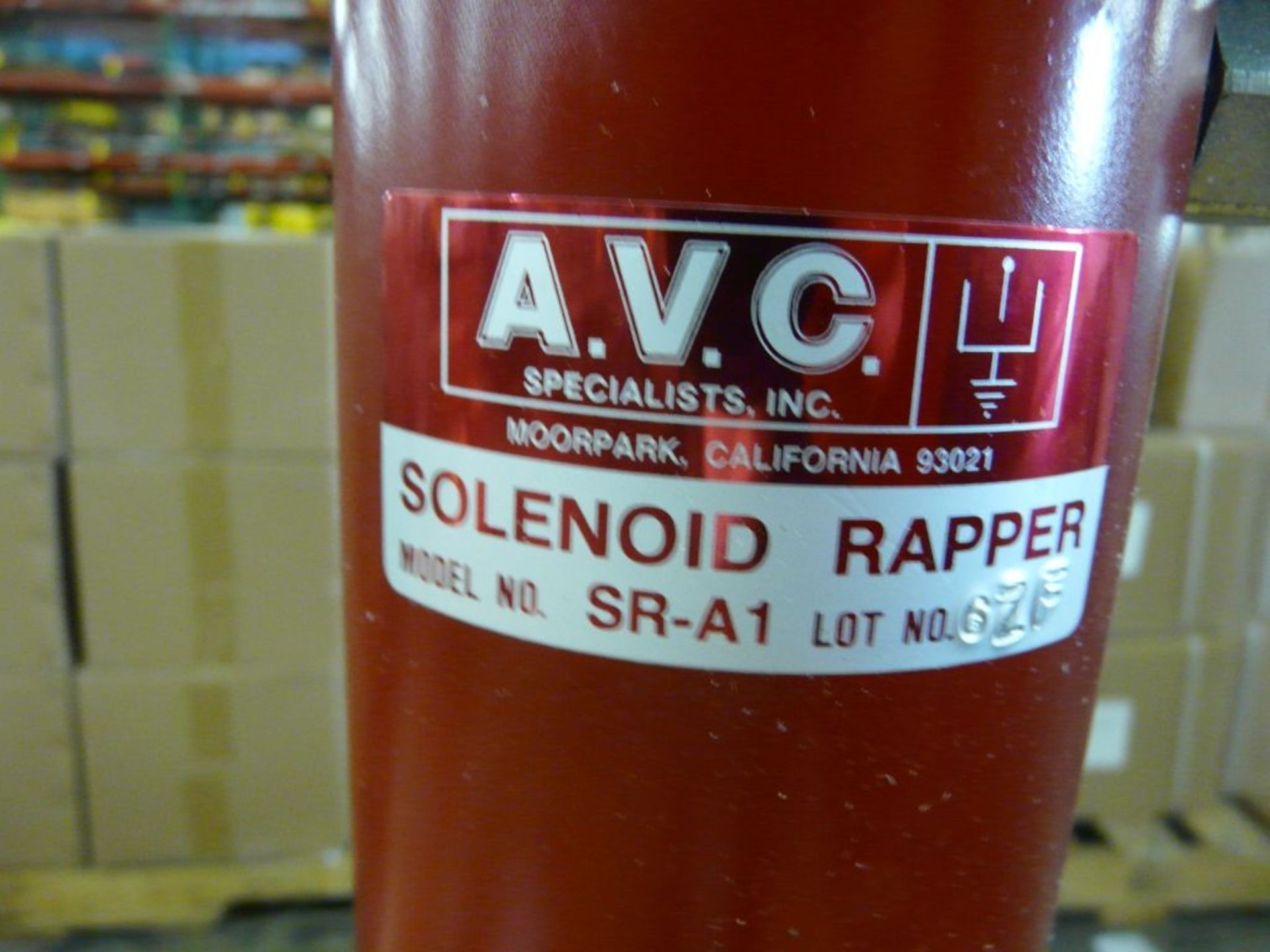 Lot of (8) AVC Solenoid Rappers | Model No. SR-A1; Tag: 238696 - Image 2 of 6