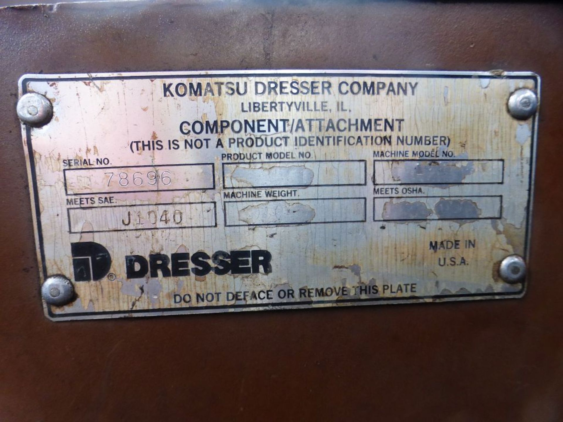 Komatsu Dresser TD25G Dozer | Serial No. 78696; 17' Blade; Enclosed Cab; 20,832 Hours; Manual - Image 19 of 20