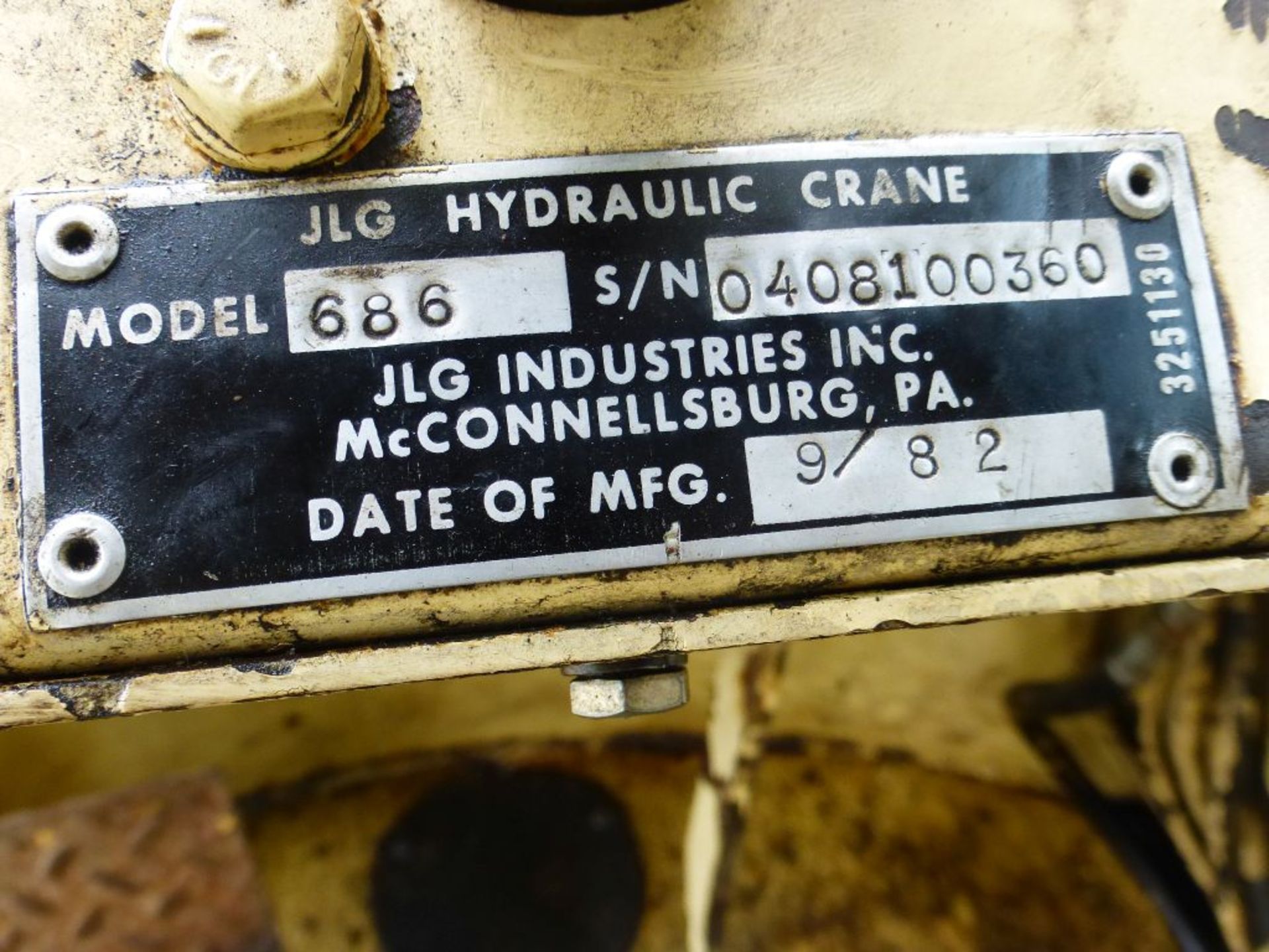 JLG Hydraulic Crane | Model No. 686; Serial No. 0408100360; 1849 Hours; Tag: 240010 - Image 23 of 27