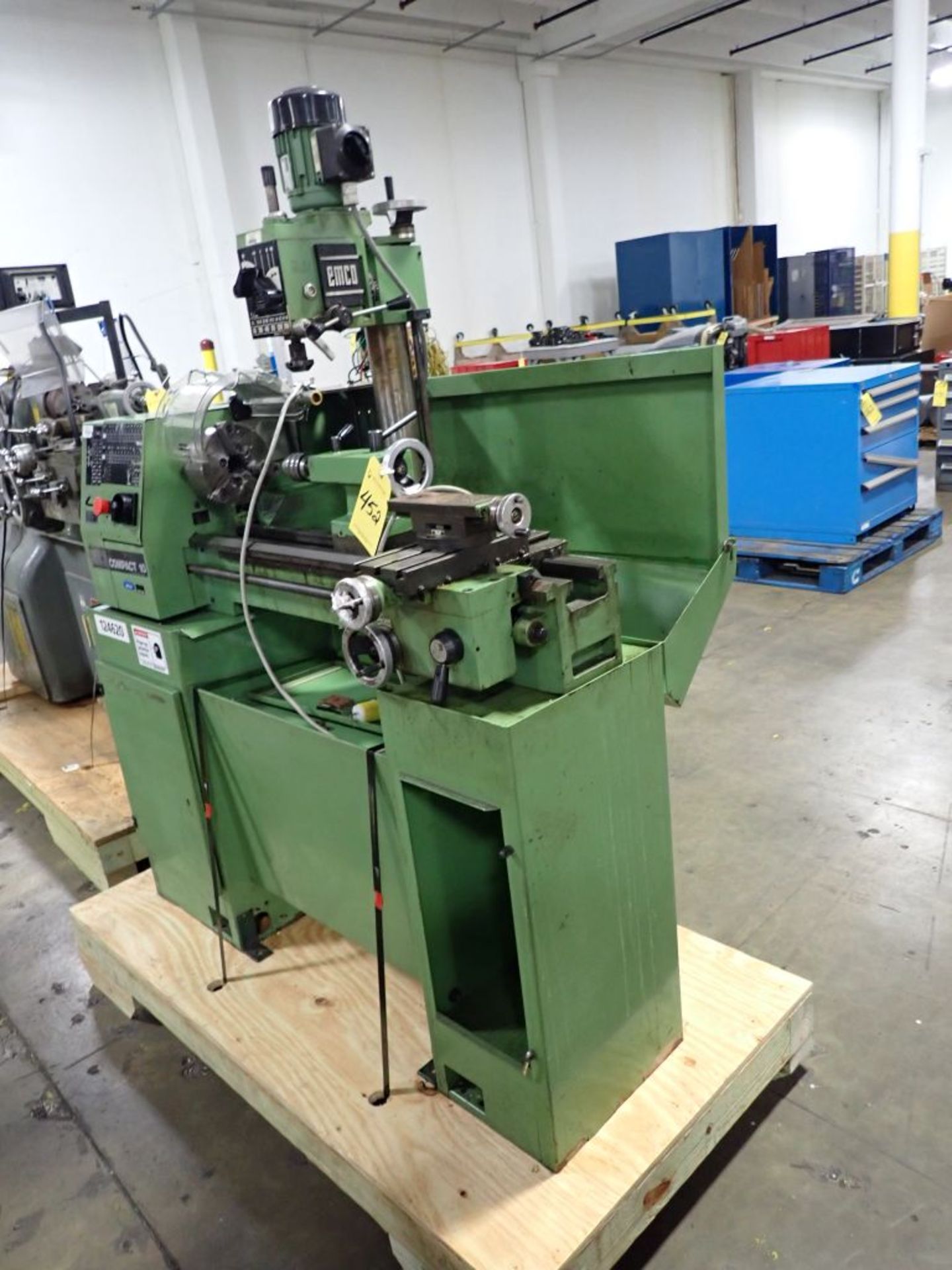 EMCO Compact 10 Lathe/Mill | 10 x 24 Swing; Mill Head; 3-Jaw Chuck; Tag: 241452 | Limited Forklift - Image 2 of 7