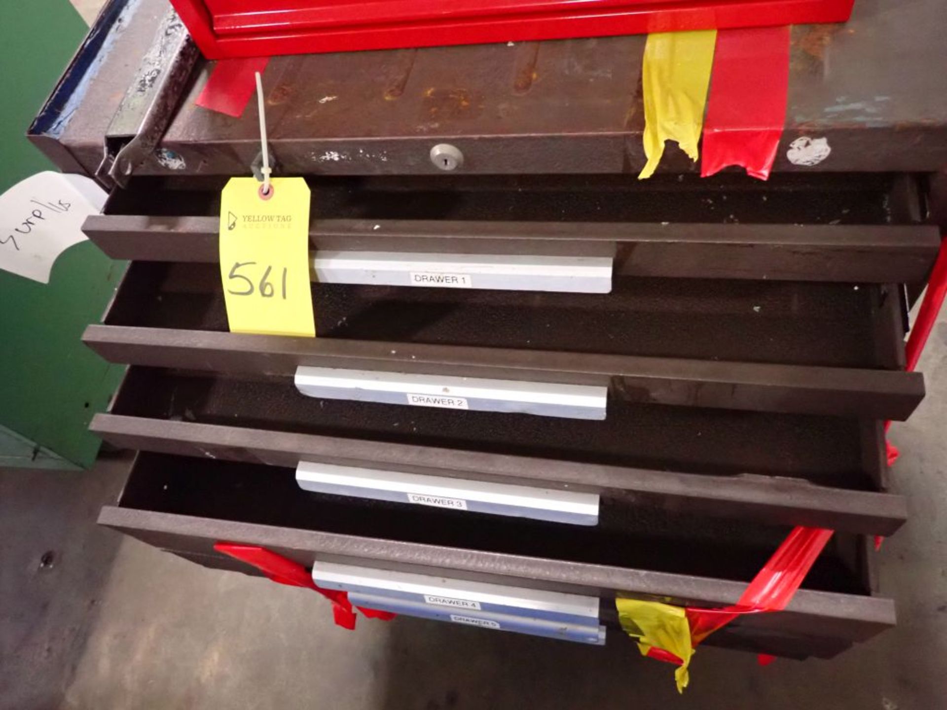 Rolling Toolbox w/Tools | Tag: 241561 | Limited Forklift Assistance Available - $10.00 Lot Loading - Image 6 of 6