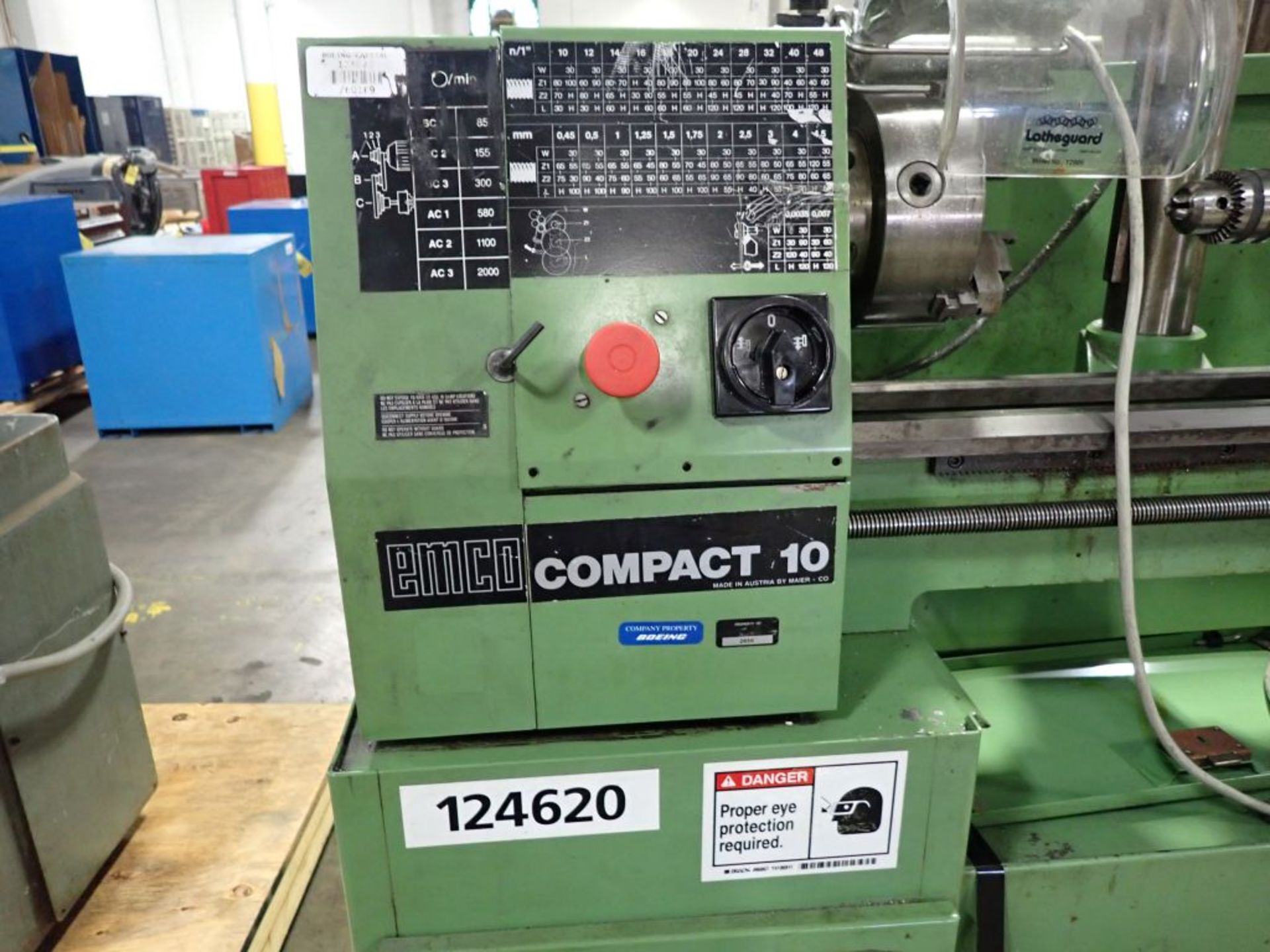 EMCO Compact 10 Lathe/Mill | 10 x 24 Swing; Mill Head; 3-Jaw Chuck; Tag: 241452 | Limited Forklift - Image 3 of 7