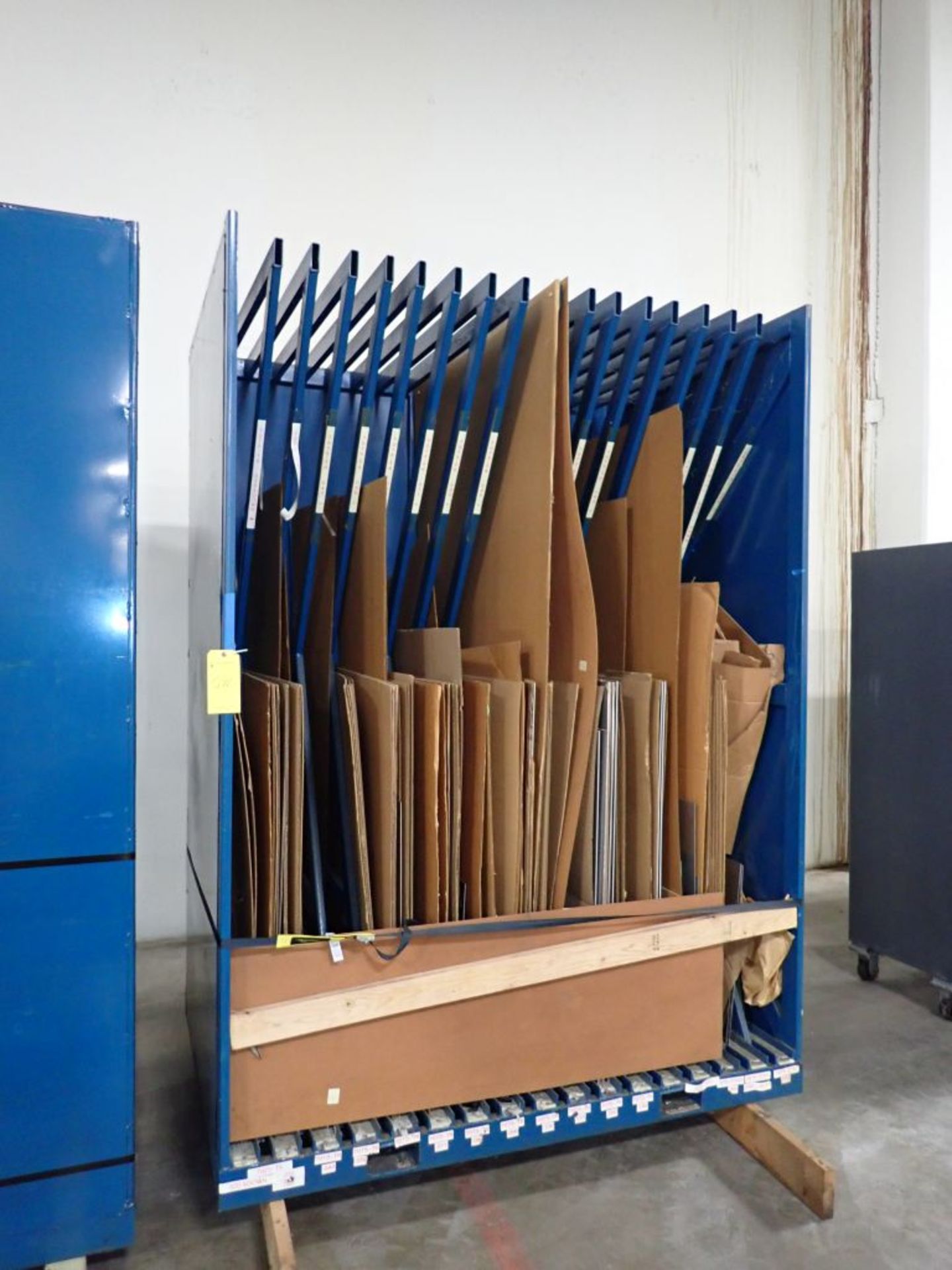 Sheet Storage System w/Assorted Aluminum Sheets | Tag: 241590 | Limited Forklift Assistance - Image 2 of 3