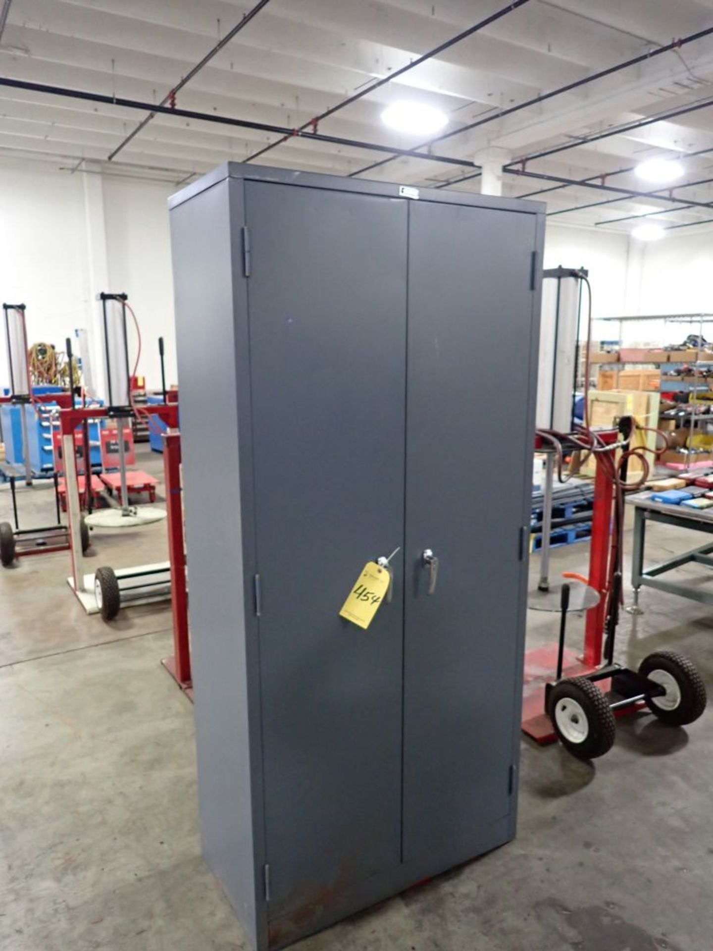 Two Door Metal Cabinet | Tag: 241454 | Limited Forklift Assistance Available - $10.00 Lot Loading