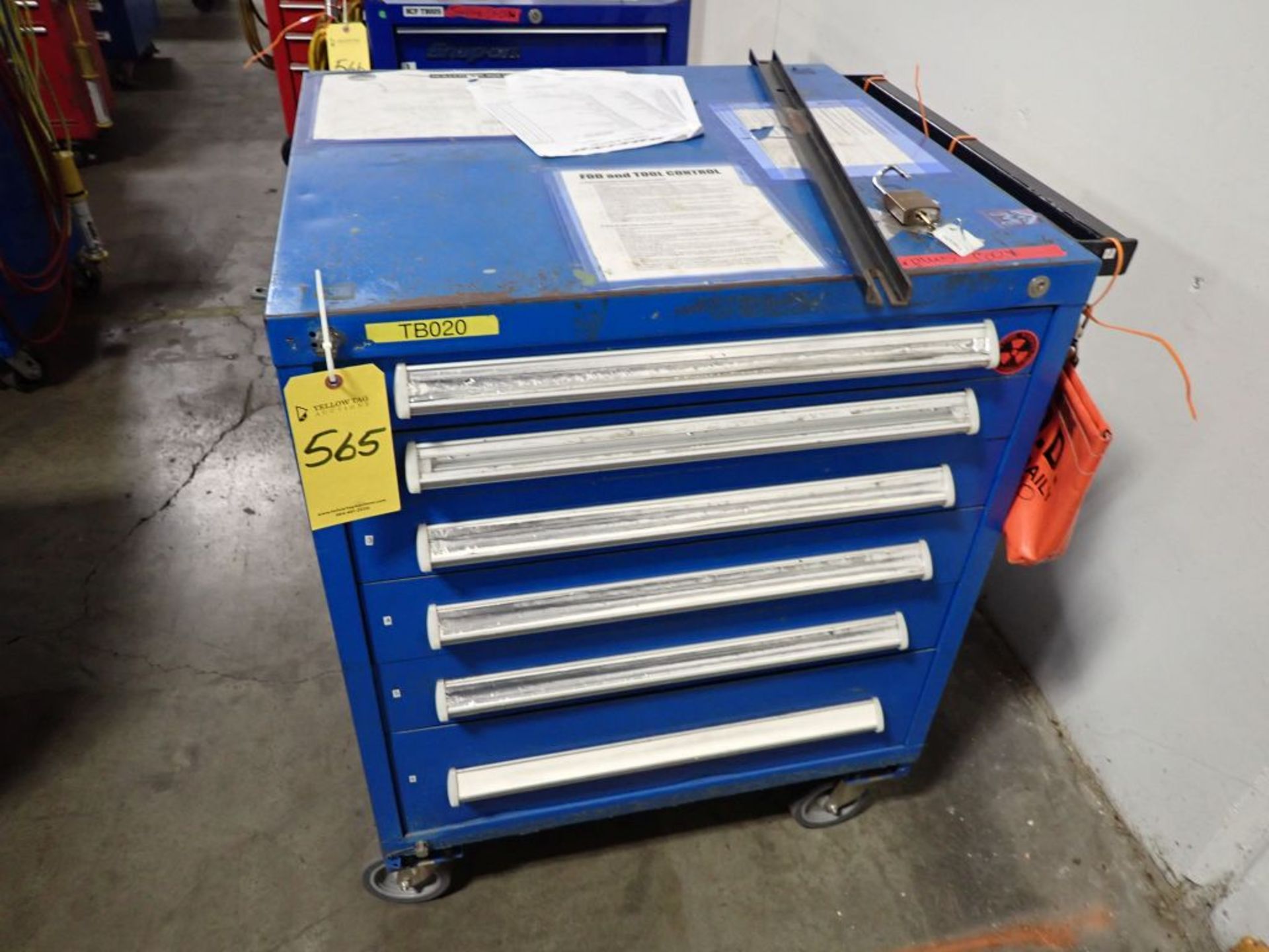 Rolling Cabinet w/Tools | Tag: 241565 | Limited Forklift Assistance Available - $10.00 Lot Loading