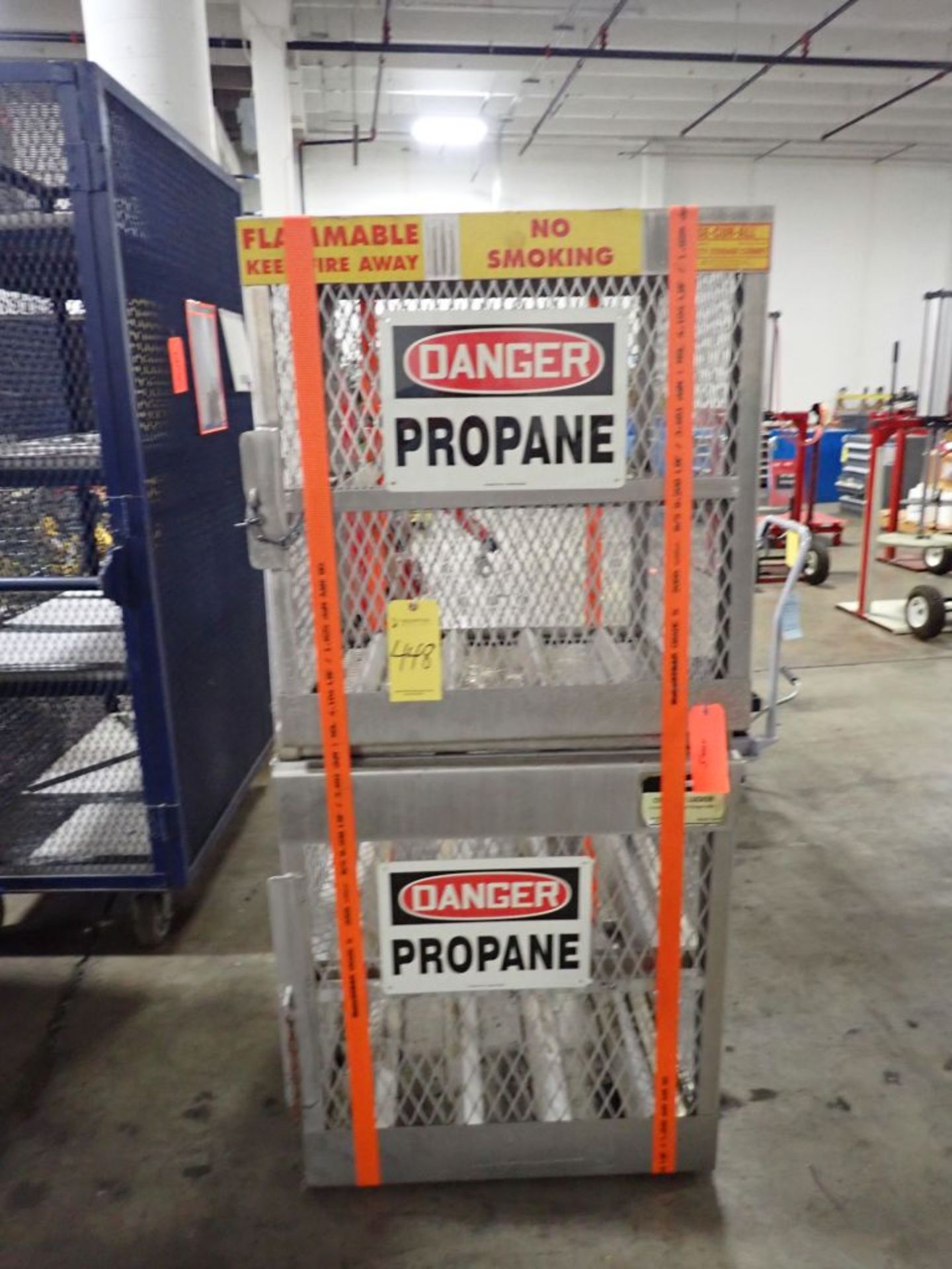 Lot of (2) Propane Storage Cages | Tag: 241448 | Limited Forklift Assistance Available - $10.00