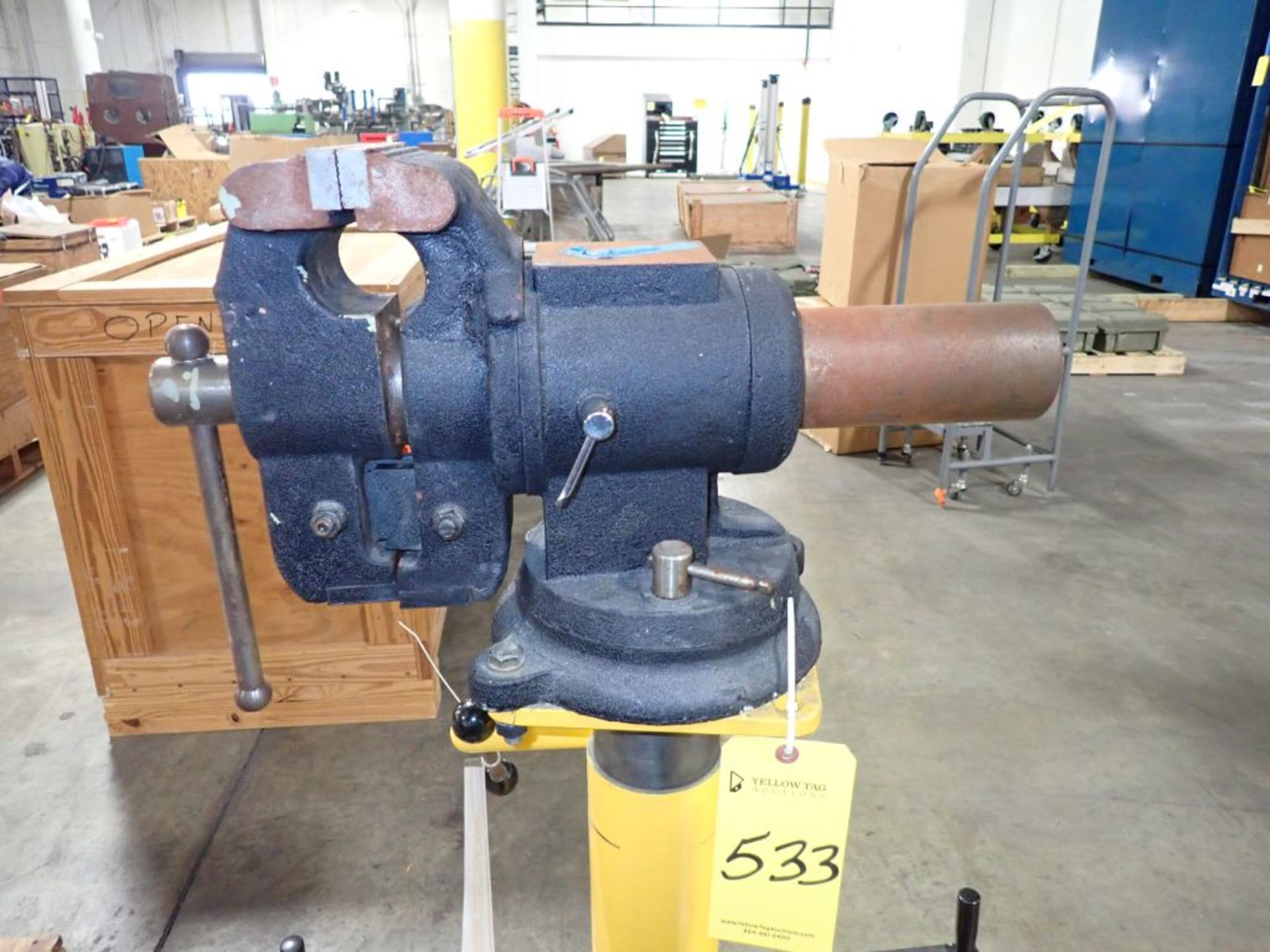 Portable Vise Stand | Tag: 241533 | Limited Forklift Assistance Available - $10.00 Lot Loading Fee - Image 2 of 2