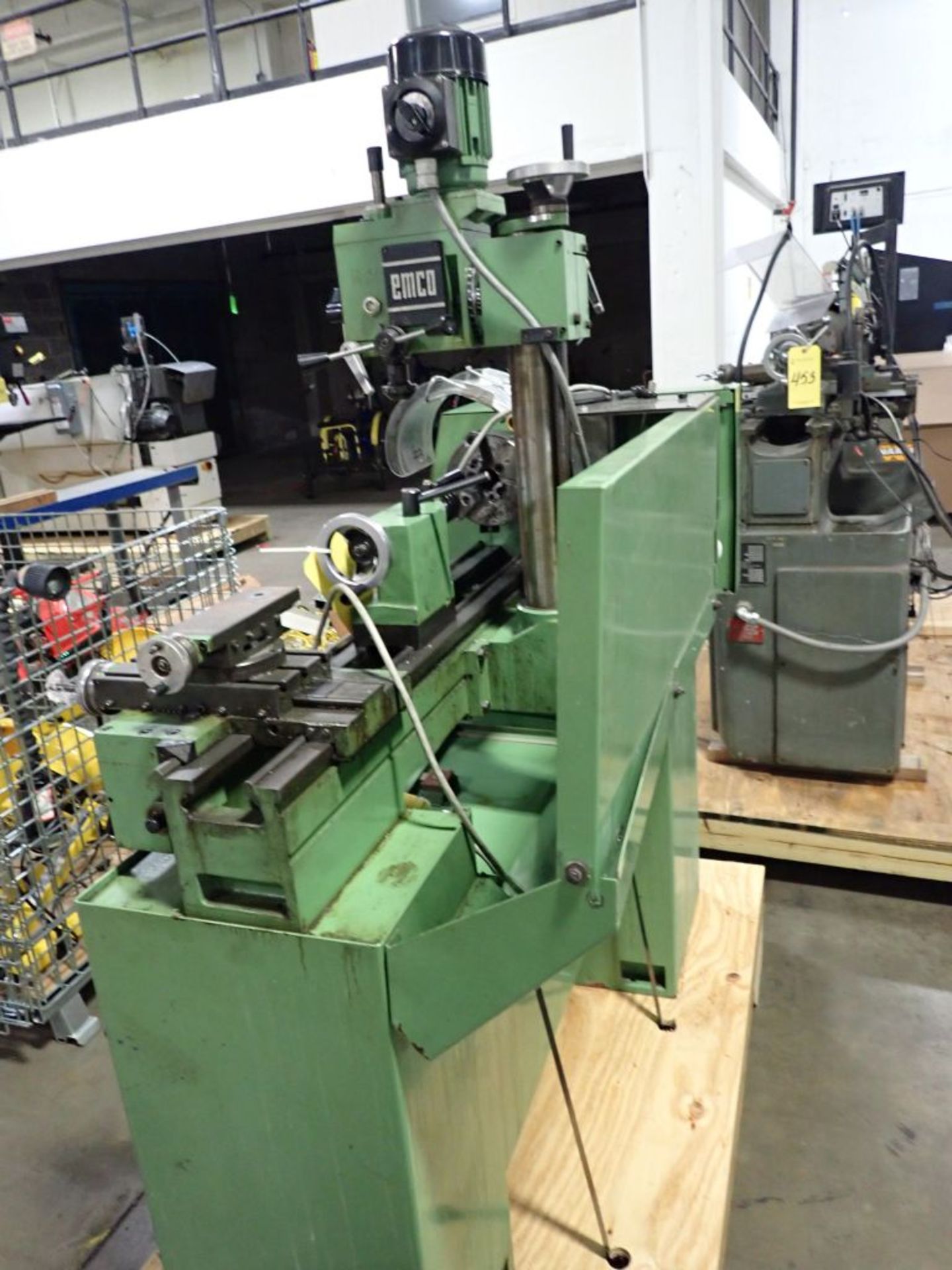EMCO Compact 10 Lathe/Mill | 10 x 24 Swing; Mill Head; 3-Jaw Chuck; Tag: 241452 | Limited Forklift - Image 6 of 7
