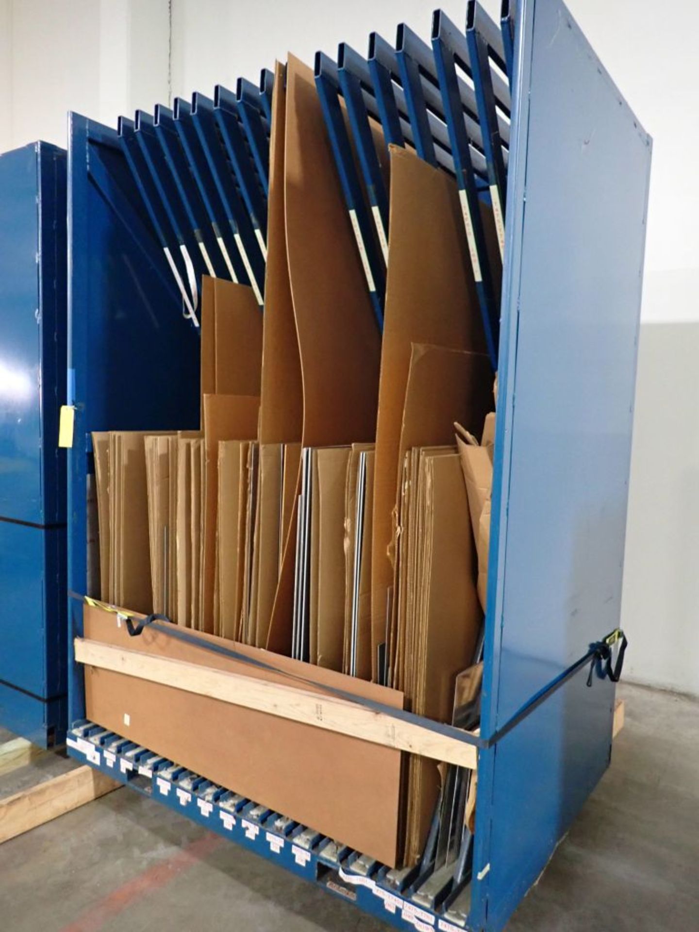 Sheet Storage System w/Assorted Aluminum Sheets | Tag: 241590 | Limited Forklift Assistance