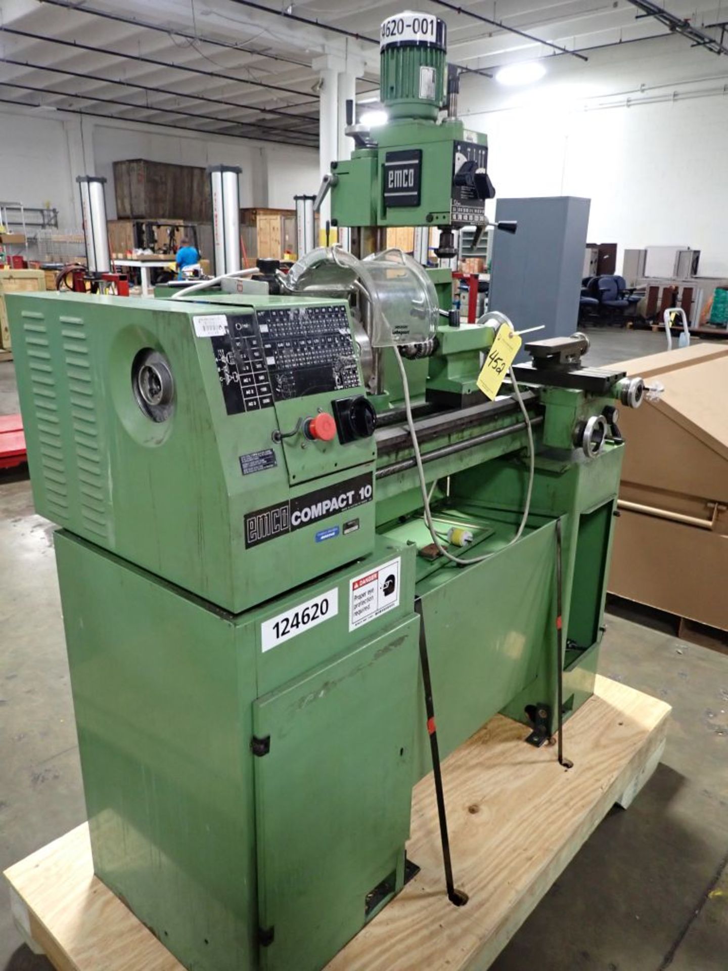 EMCO Compact 10 Lathe/Mill | 10 x 24 Swing; Mill Head; 3-Jaw Chuck; Tag: 241452 | Limited Forklift