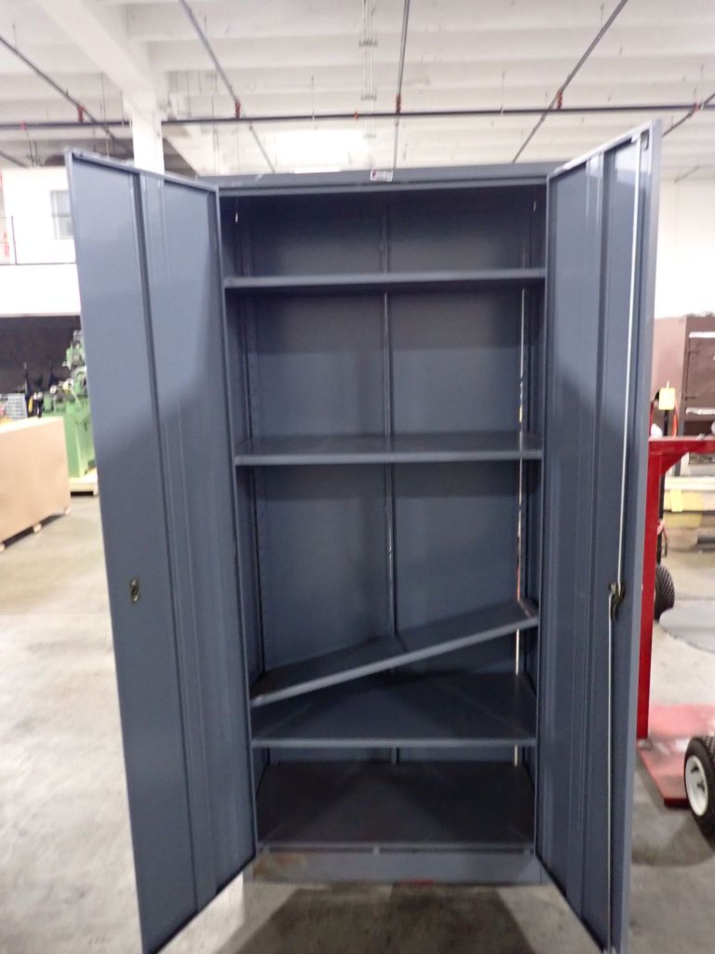 Two Door Metal Cabinet | Tag: 241454 | Limited Forklift Assistance Available - $10.00 Lot Loading - Image 2 of 2