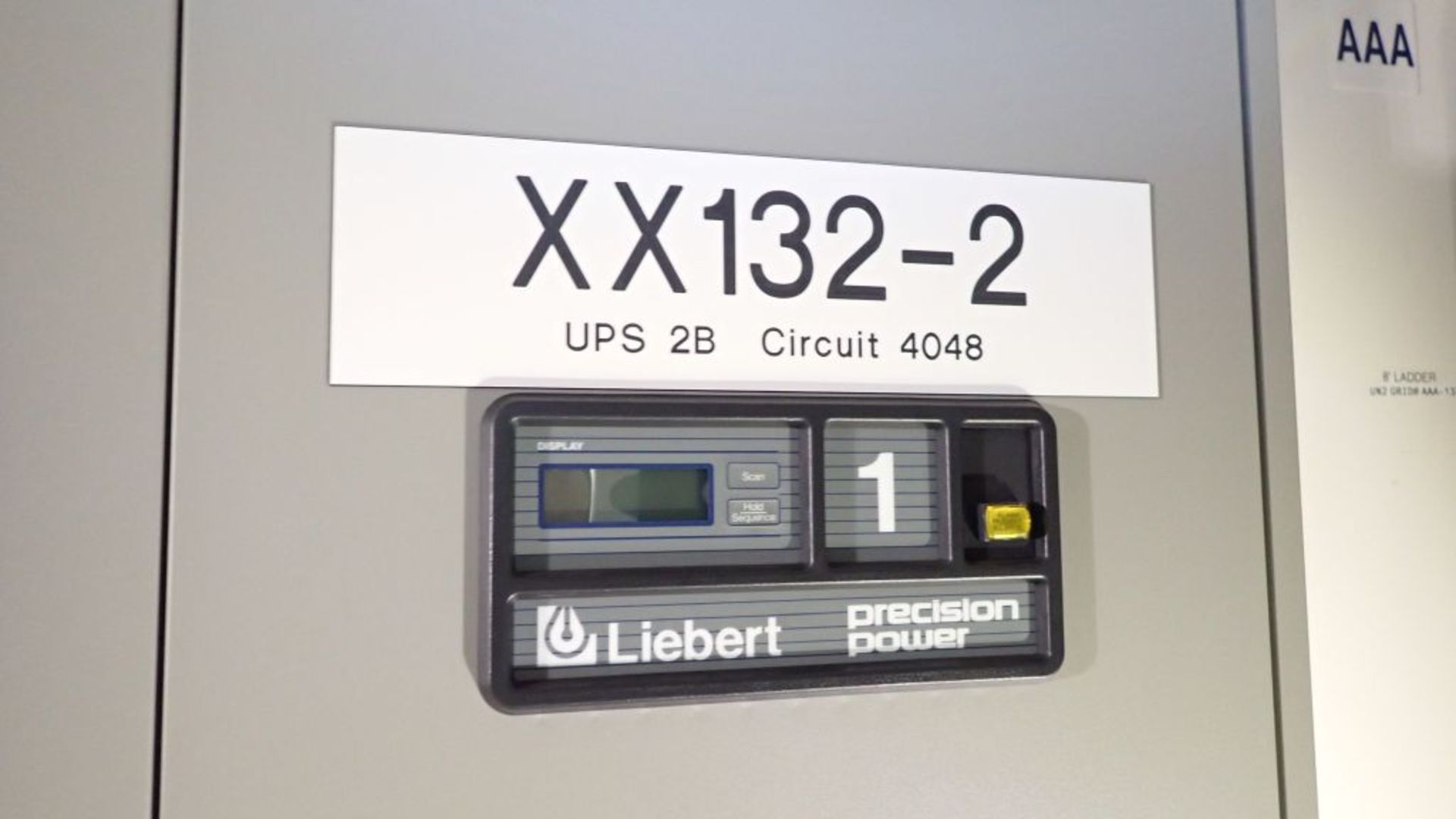 Liebert Precision Power UPS Unit | (2) Cat No. PPA25C, 480V Input, 208/120V; (1) Cat No. EXC10011, - Image 4 of 34
