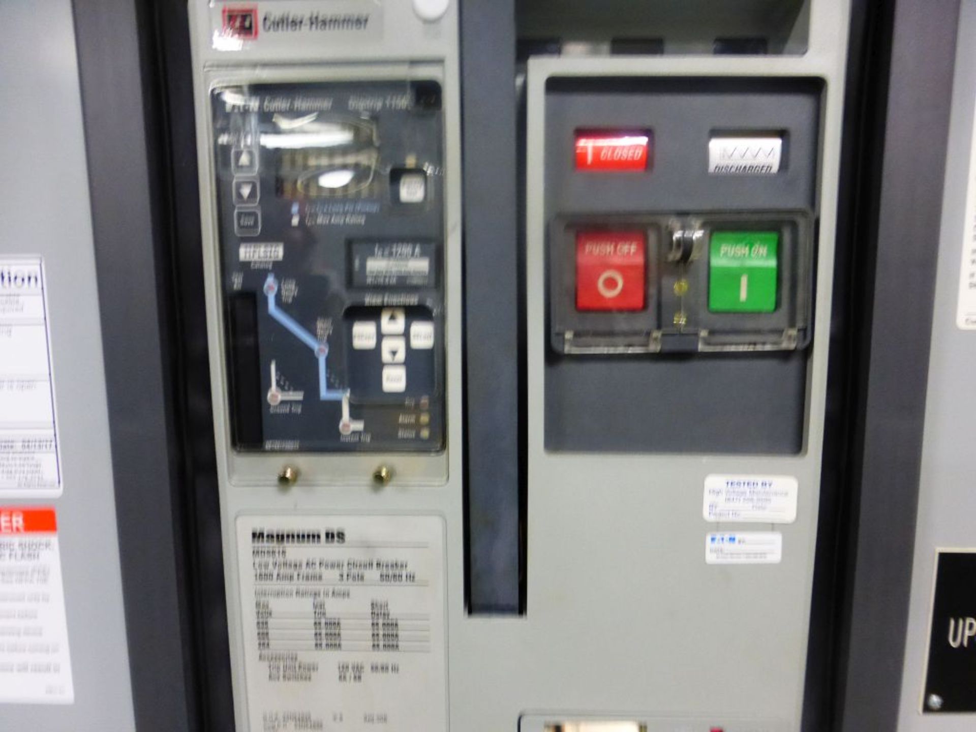 Cutler Hammer Switchgear | 1600A; (6) Sections; Includes: (7) 1600A Breaker Part No. MDS616; (3) - Image 30 of 44