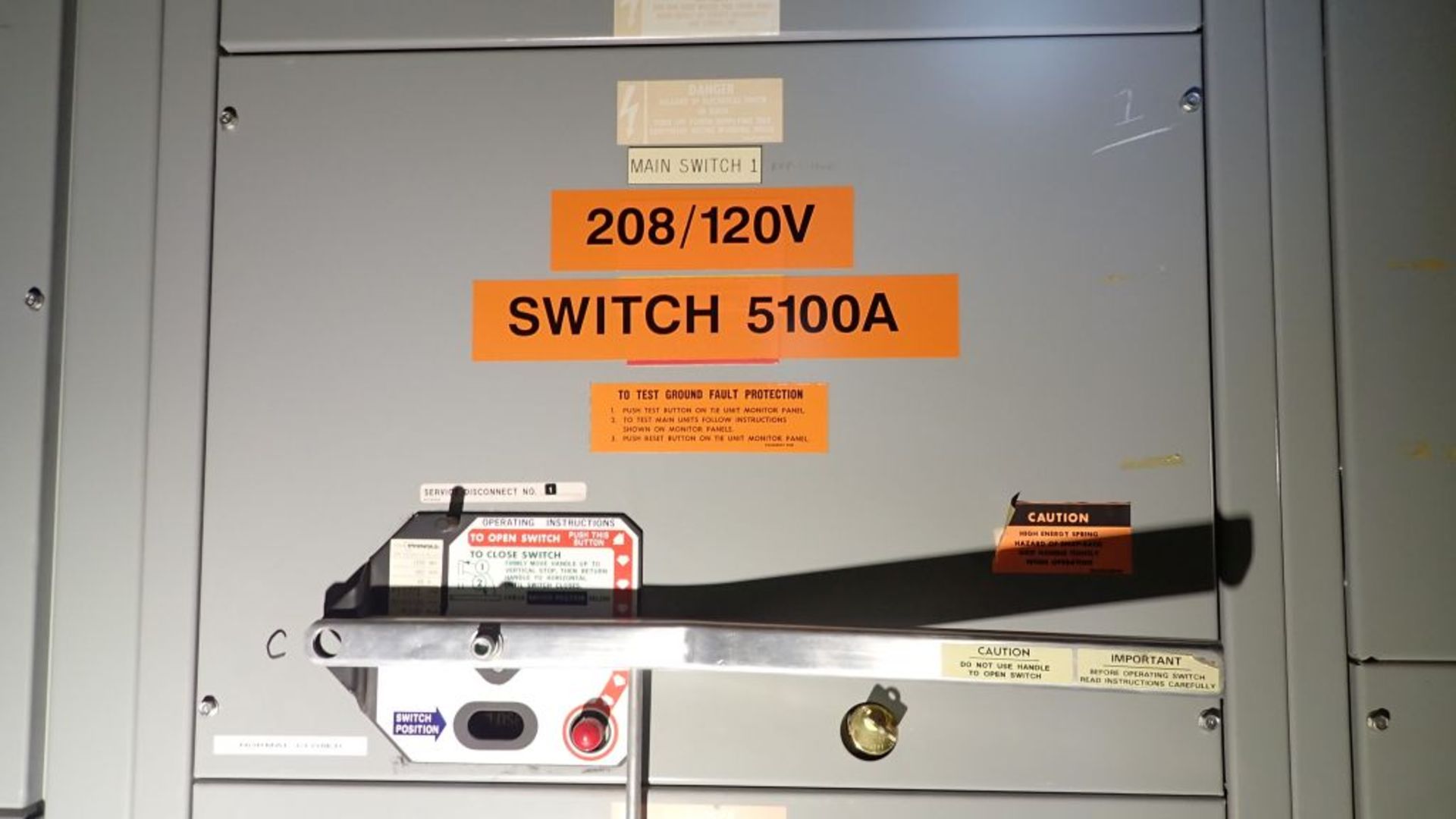 GE Switchgear Line | 1200A; 4160V; (2) 300 KVA Transformer; (3) 1200A Pringle Switches; (4) 800A - Image 11 of 36