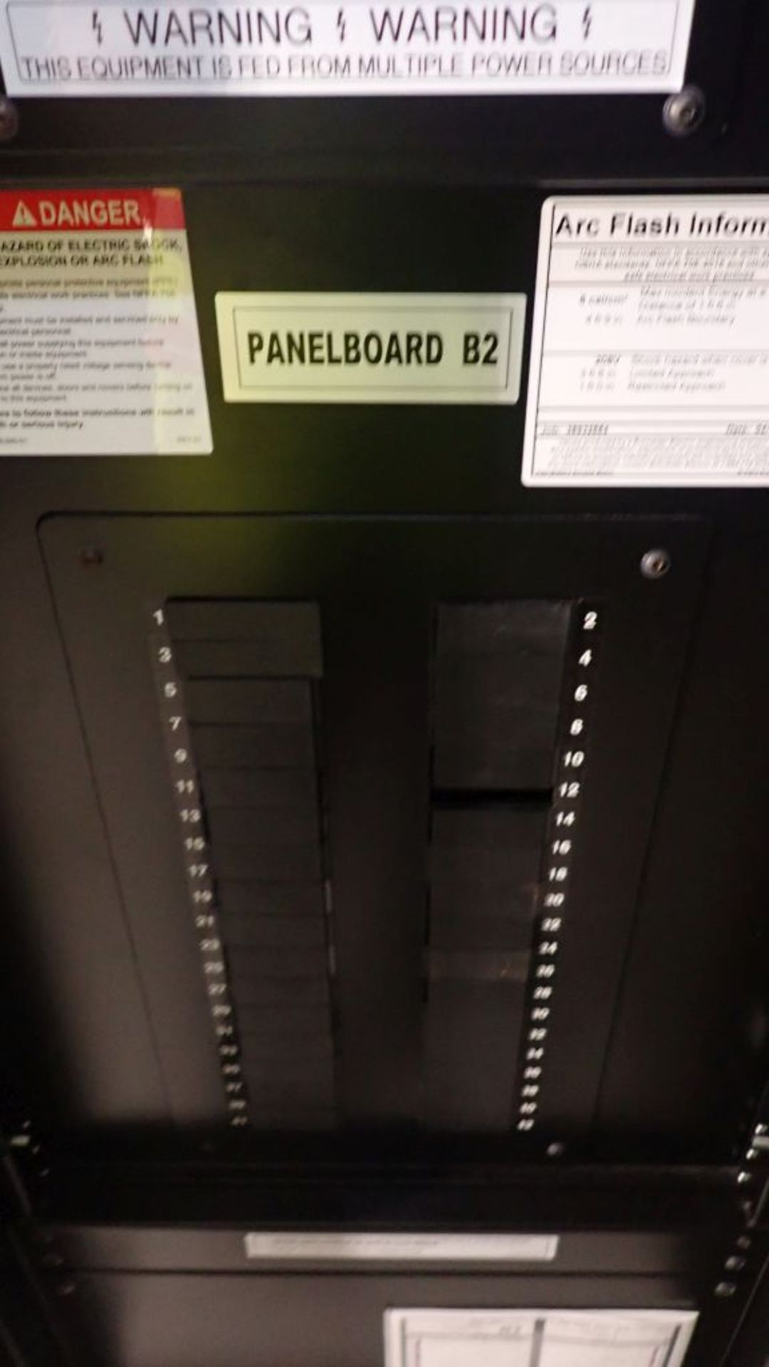 Onyx Power Rack Panelboard | Part No. 98-112-00-00; System 2; Input: 208/120 VAC; 4-Wire Plus Ground - Image 13 of 13