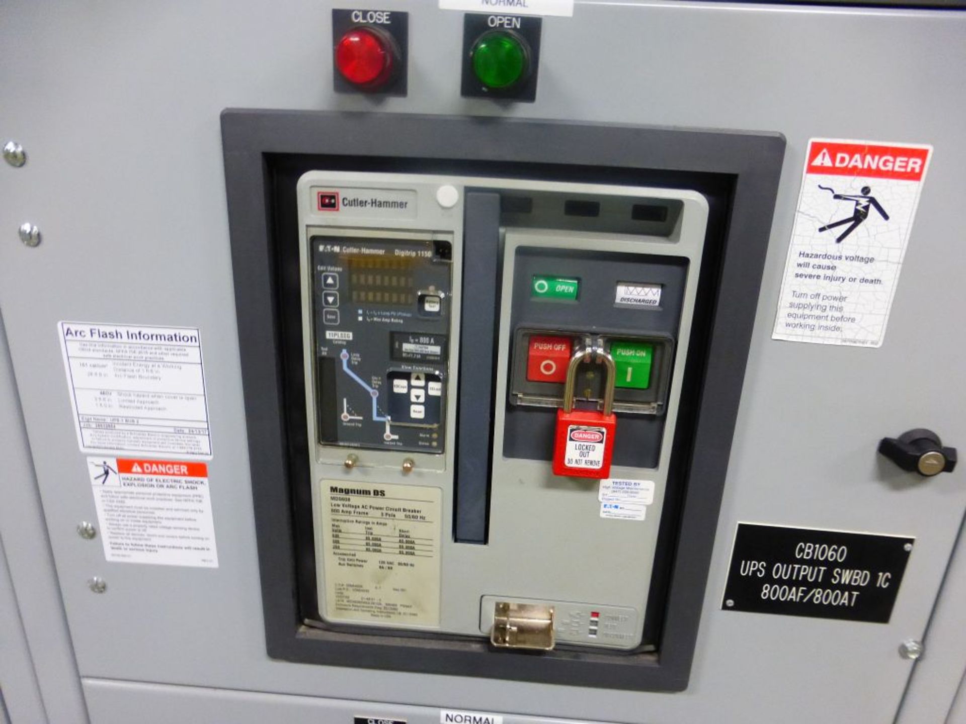 Cutler Hammer Switchgear | 1600A; (6) Sections; Includes: (7) 1600A Breaker Part No. MDS616; (3) - Image 35 of 44