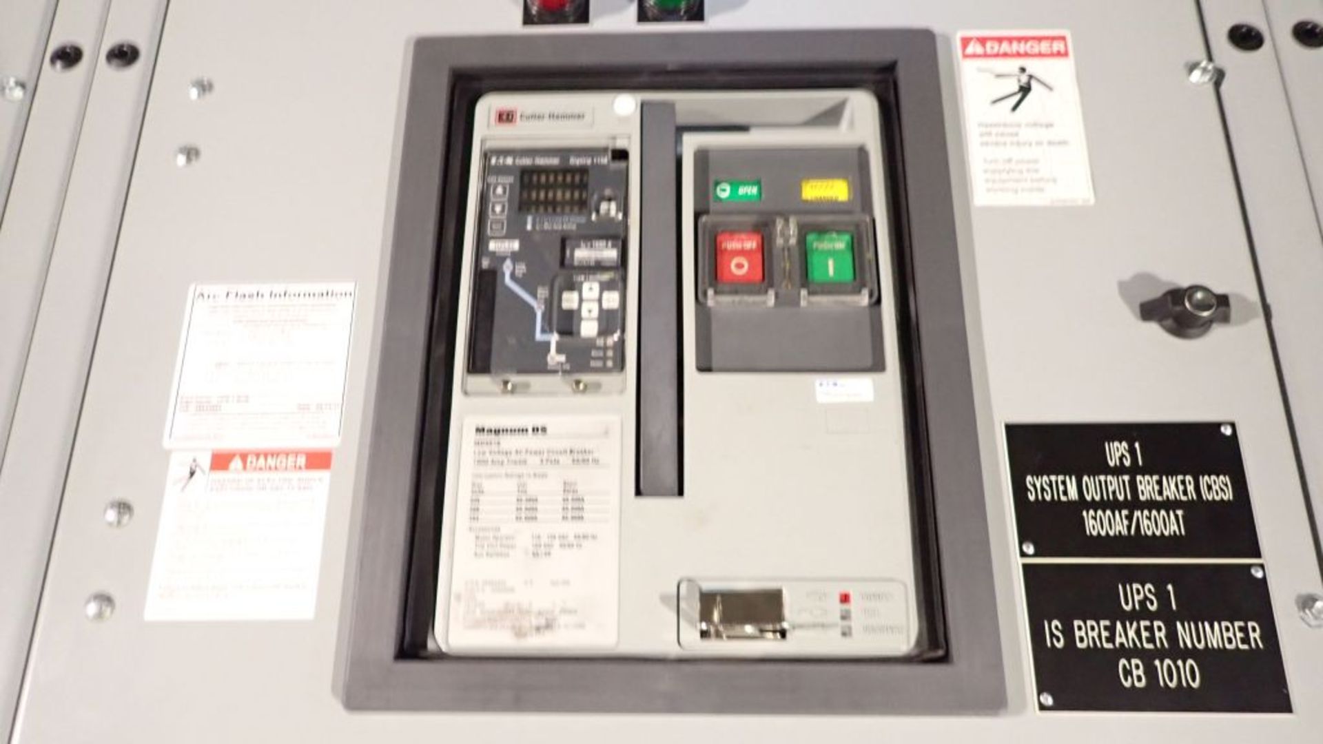 Cutler Hammer Switchgear | 1600A; (6) Sections; Includes: (7) 1600A Breaker Part No. MDS616; (3) - Image 16 of 44